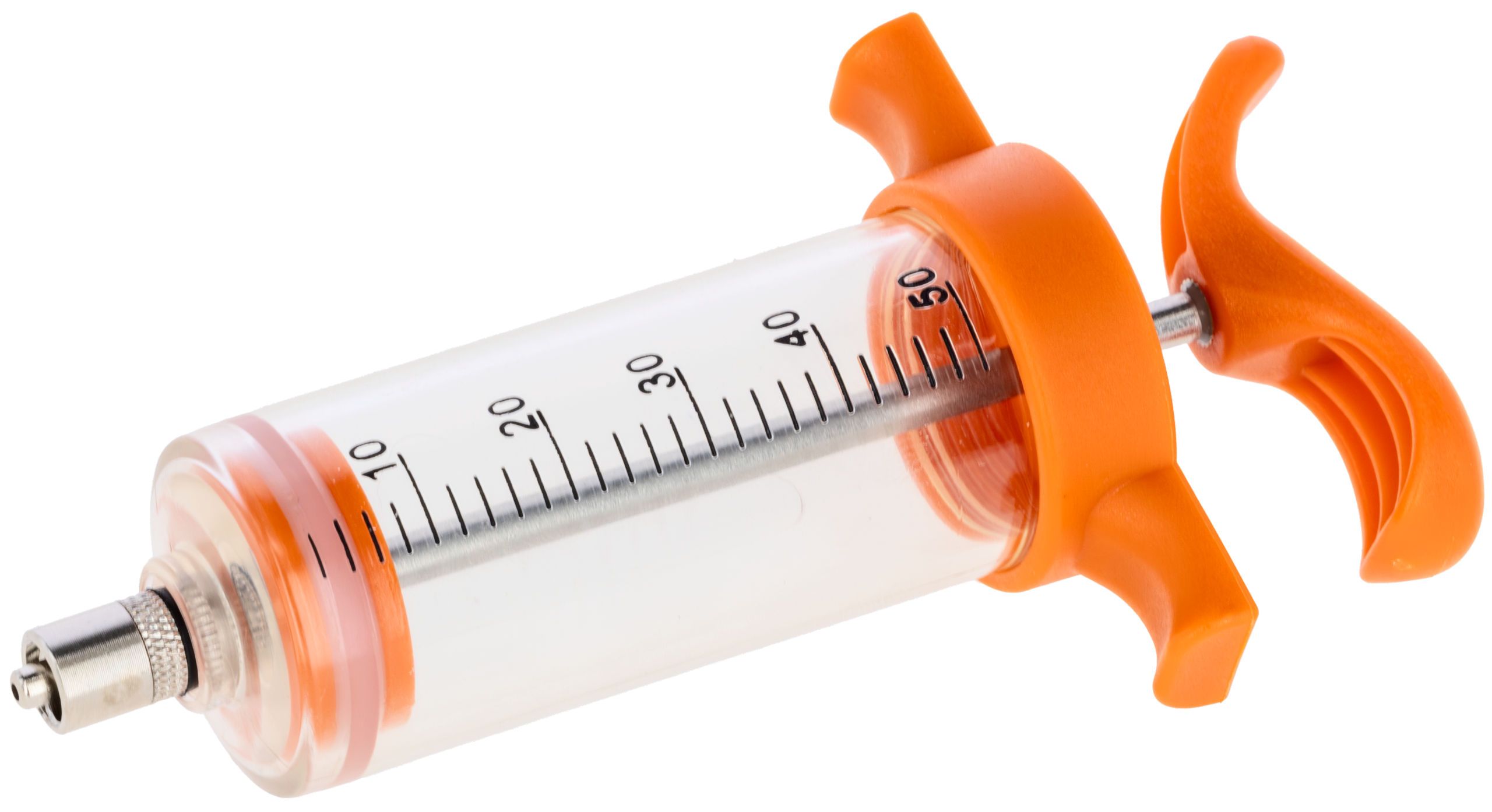 Kerbl Seringue de dosage graduée Luer-Lock, orange