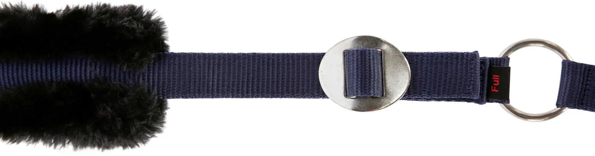 Covalliero Capezza ClassicSoft, capezza morbida in eco-pelliccia, dettaglio, chiusura