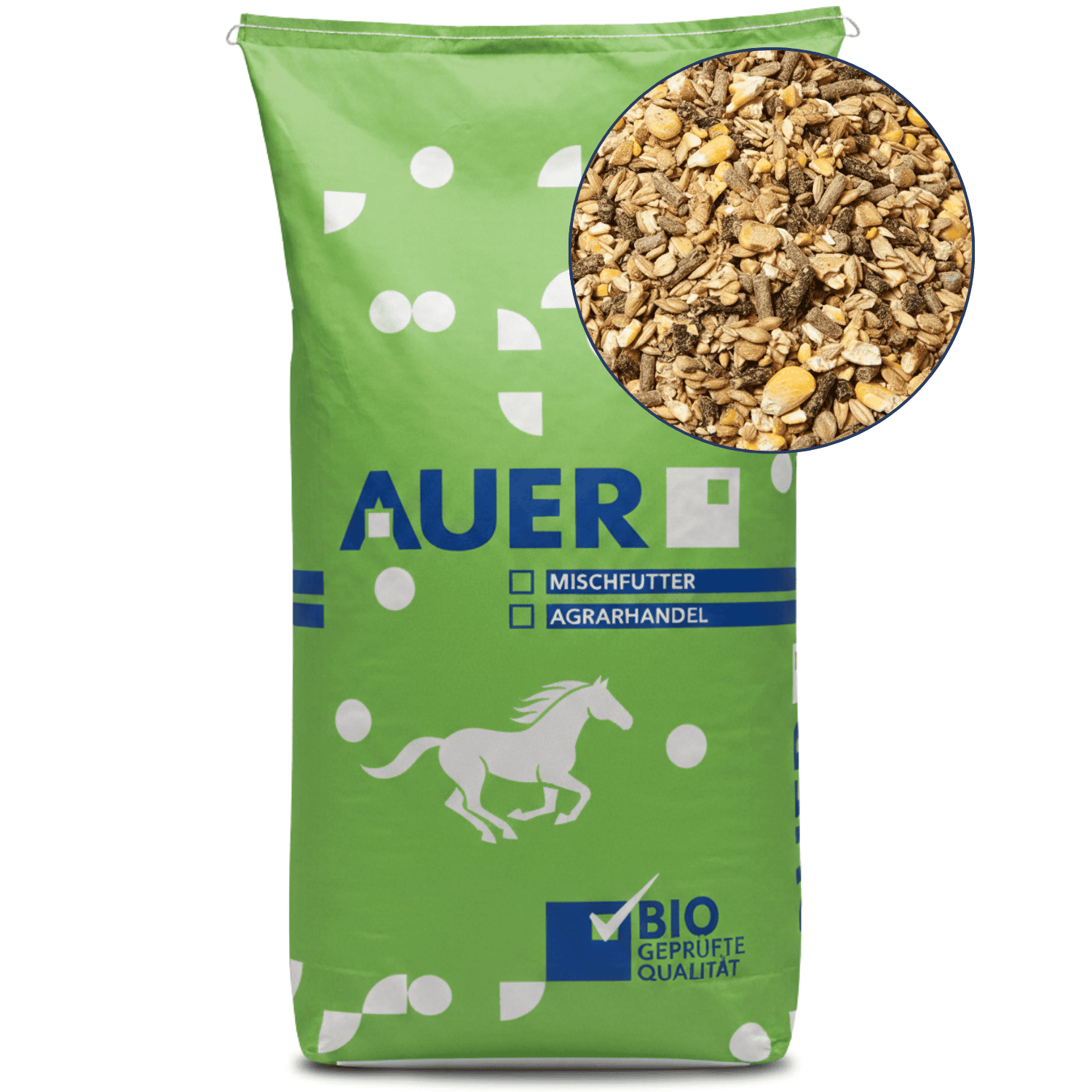 Auer Natural Horse Muesli Horse Happiness 25 kg, packaging