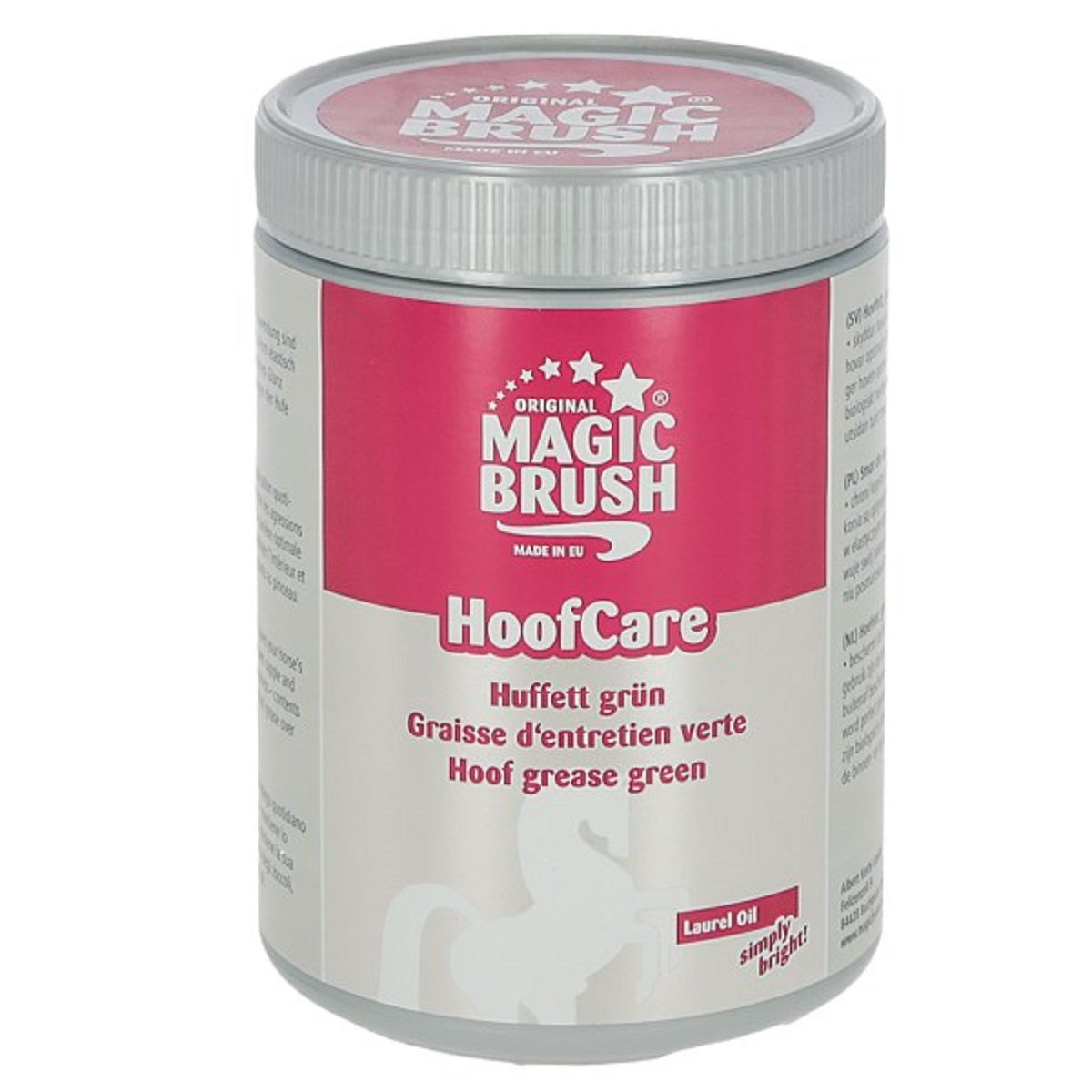 Graisse pour sabots MagicBrush à l'extrait de laurier, emballage