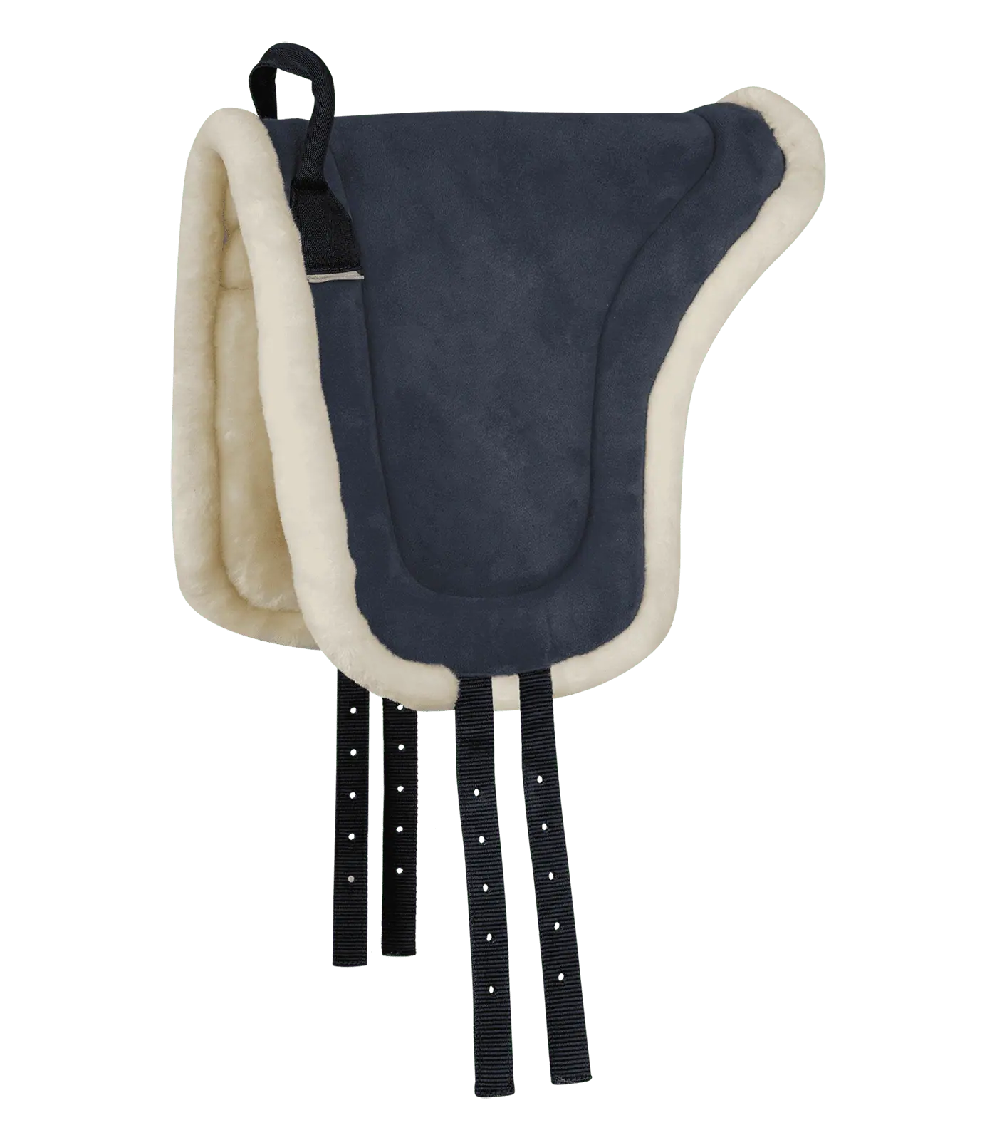 Pad de monte à cru Soft Waldhausen, dessous fourrure synthétique, bleu nuit Shetty