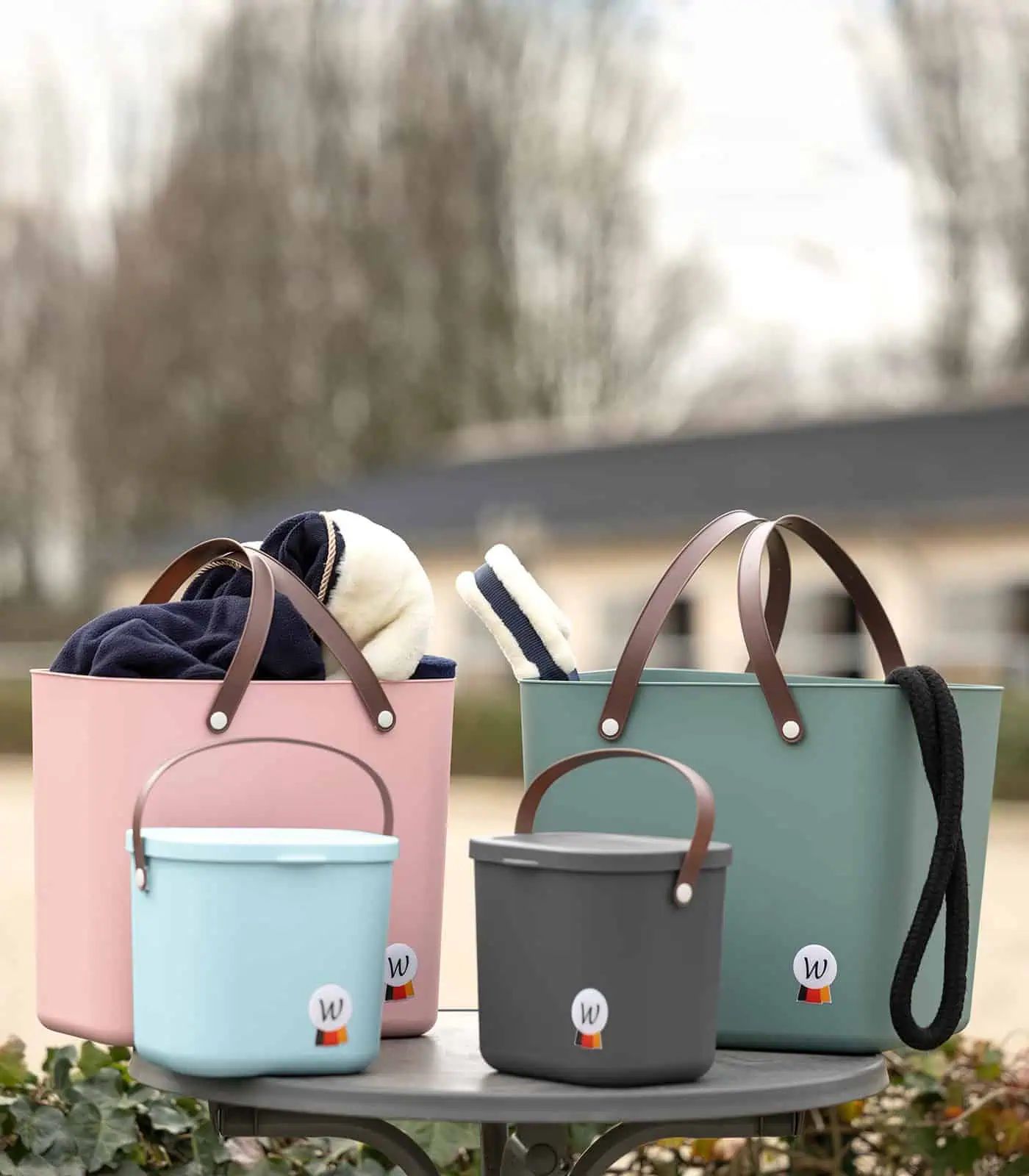Waldhausen Multibag ECO geantă depozitare, 40 L grajd & concurs, în utilizare