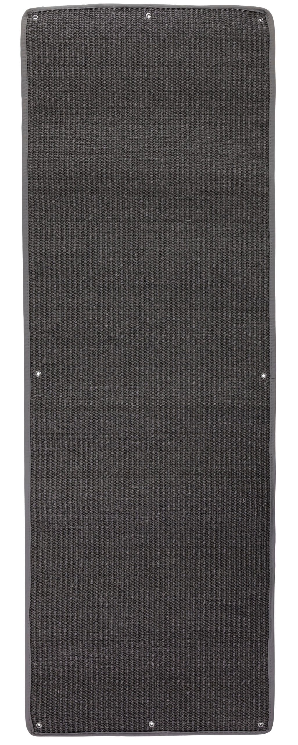 Kerbl tapis griffoir en sisal pour chat, 120 x 40 cm, fixation murale, gris