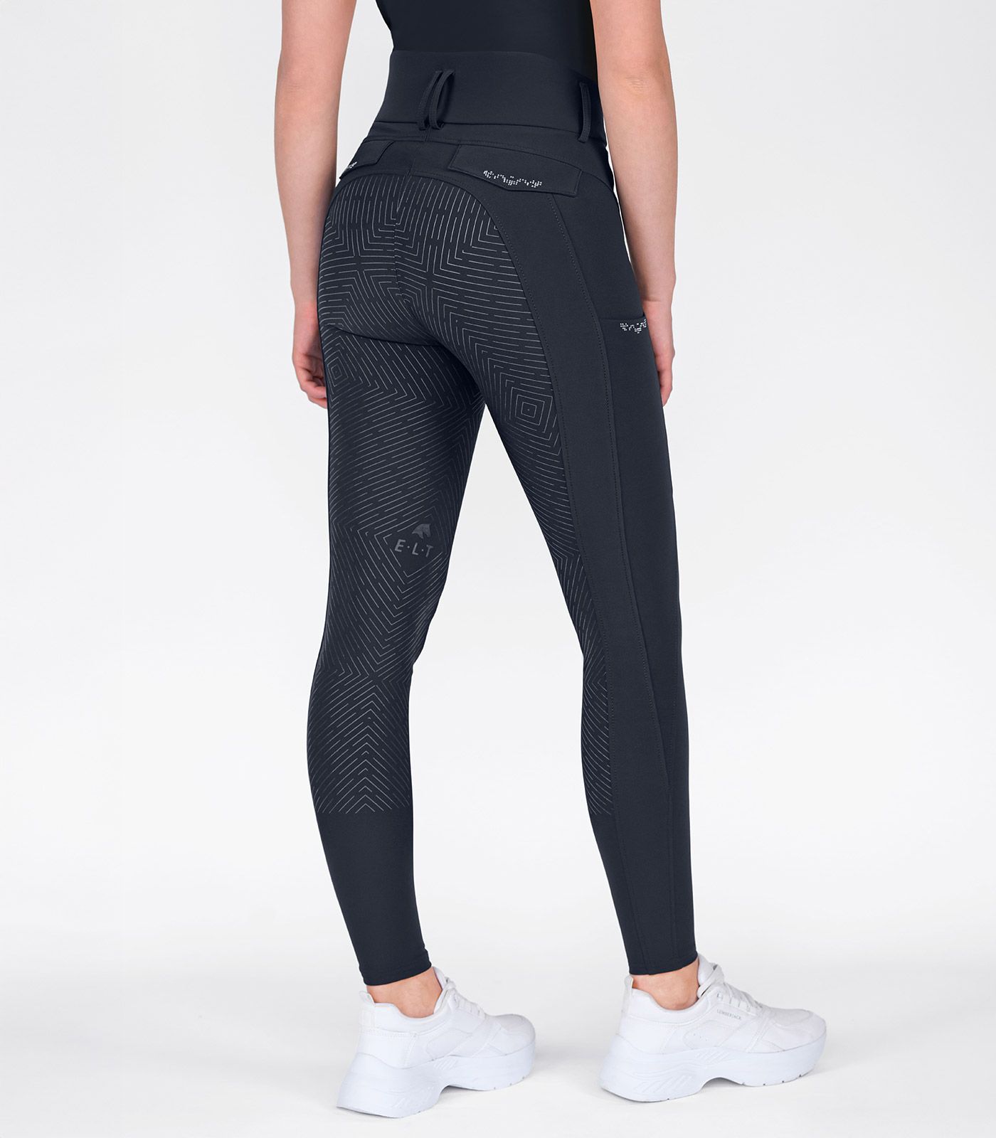 ELT Comfort Ride Glam ridbyxor dam med helsilikon, djupblå 34