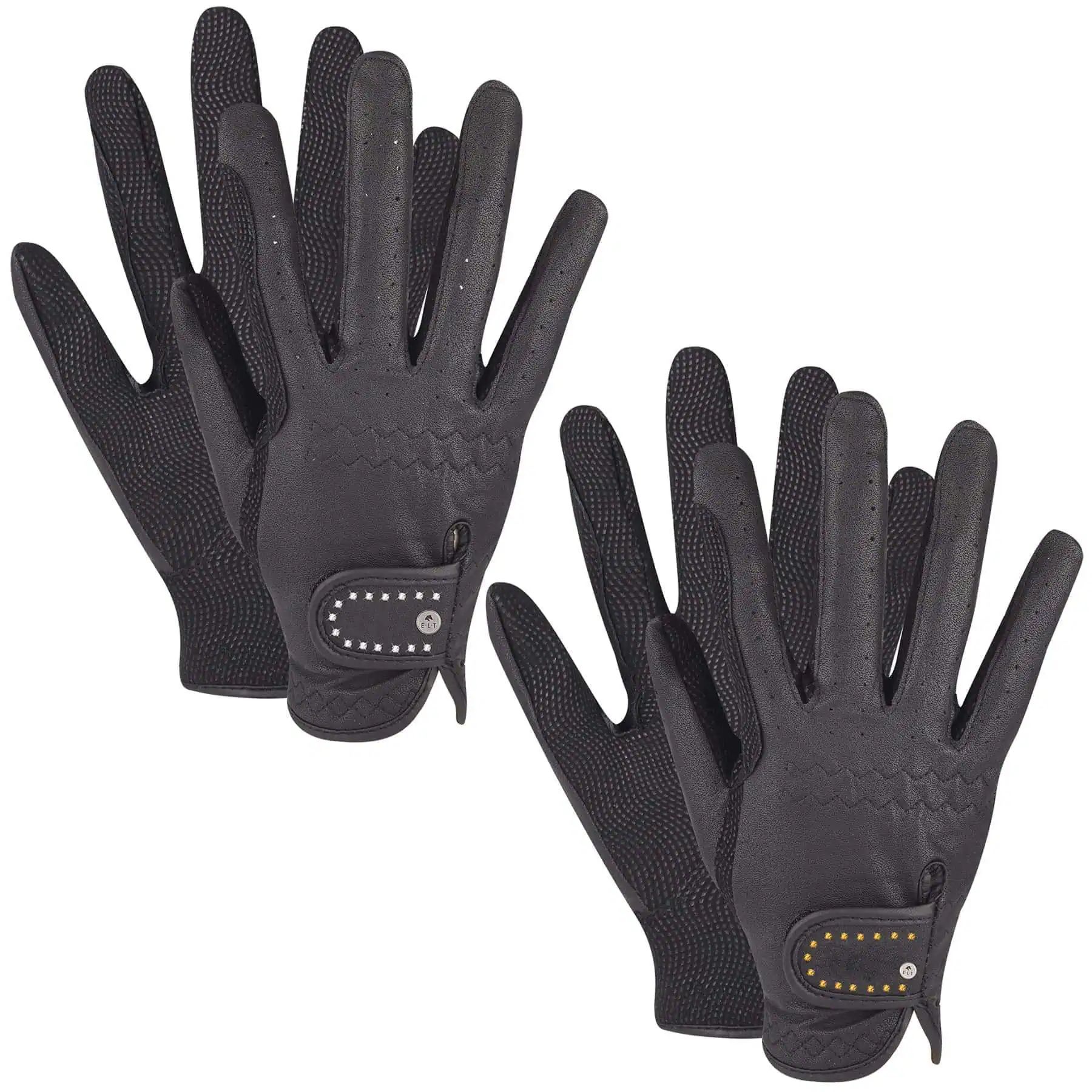 ELT Winter Riding Glove All-Rounder, Leather Look with Fleece Lining, set
