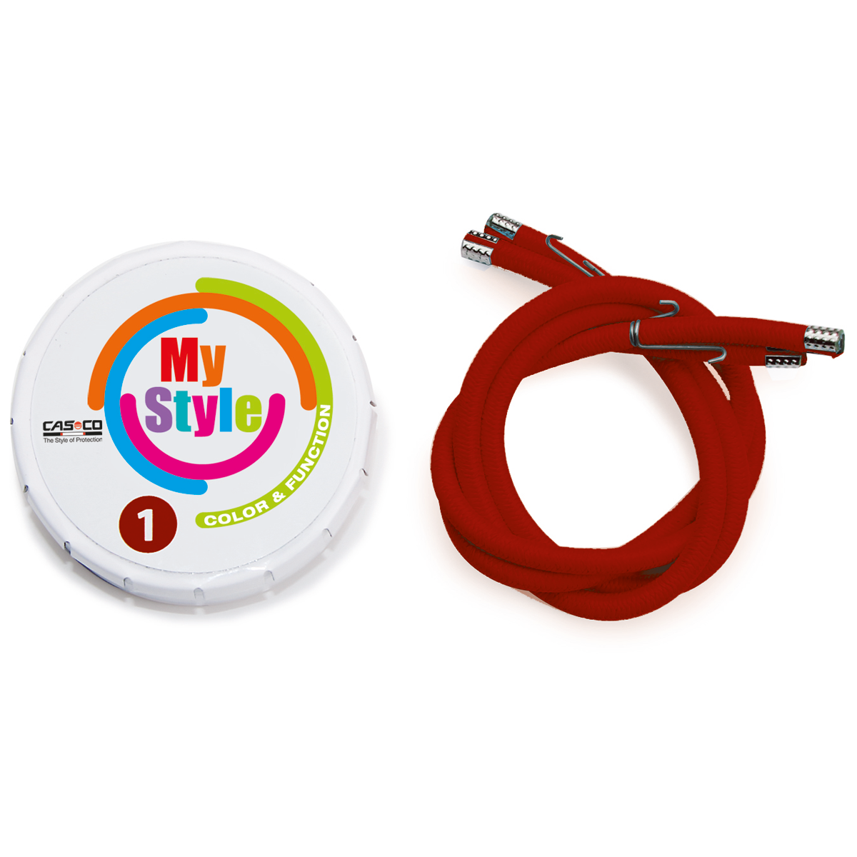 Bandes Casco My Style pour Casque d'Équitation, Réfléchissantes, bordeaux L/XL