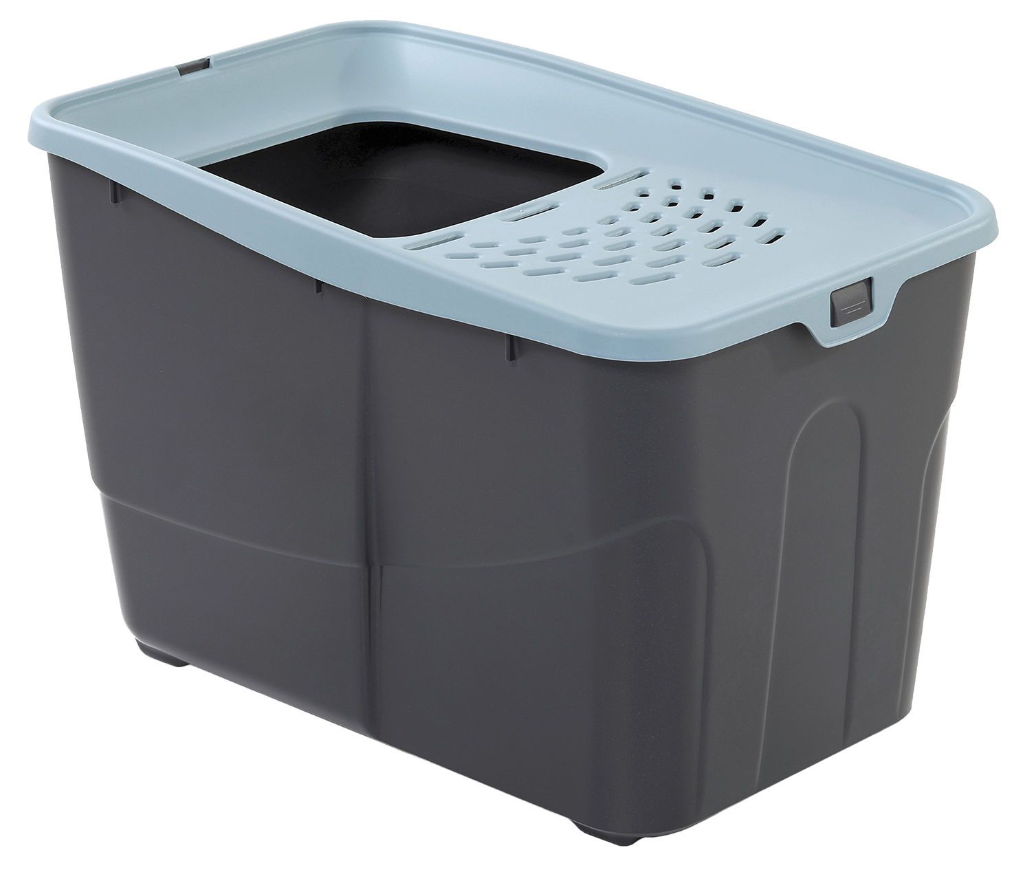 Kerbl Katzentoilette Buxo mit Deckel und Schaufel, 56 x 39 cm