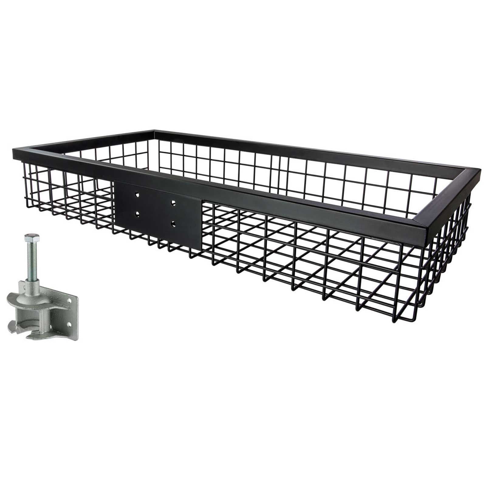 Porte-bagages arrière noir, pour attelage de remorque 102x53x16,5 cm