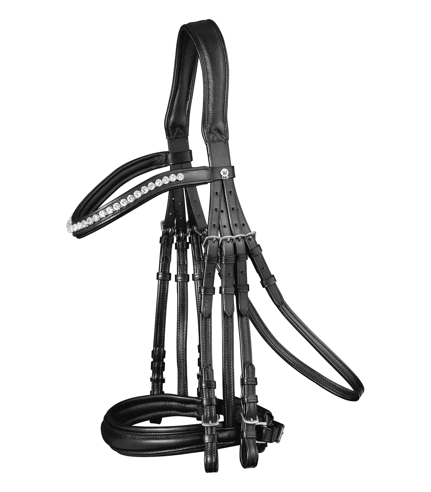 Waldhausen Kandarenzaum X-Line Supersoft schwarz, COB