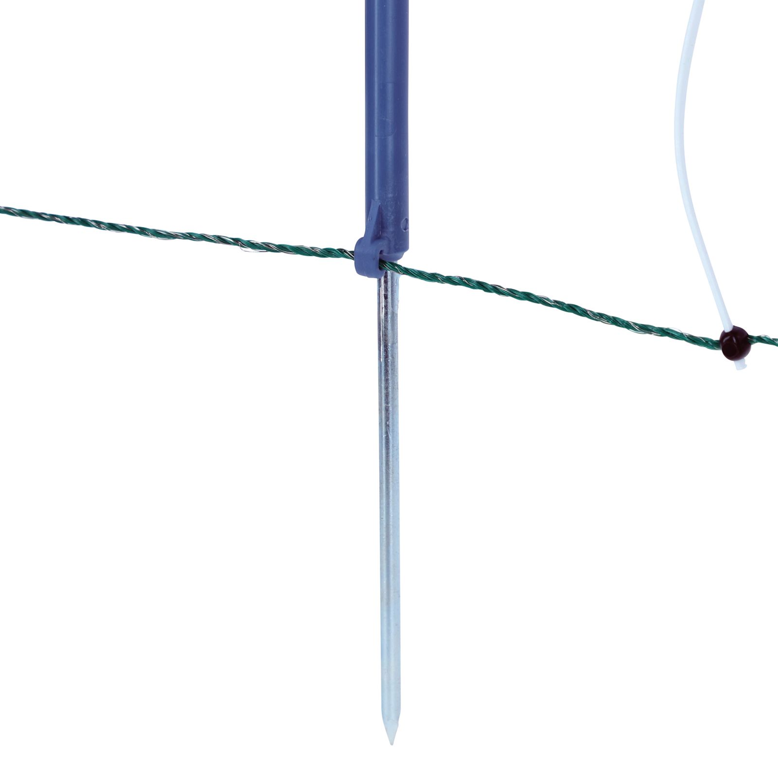 AKO Farkasháló TitanNet Premium Vario, dupla hegyű, fehér-kék, 50 m x 122 cm
