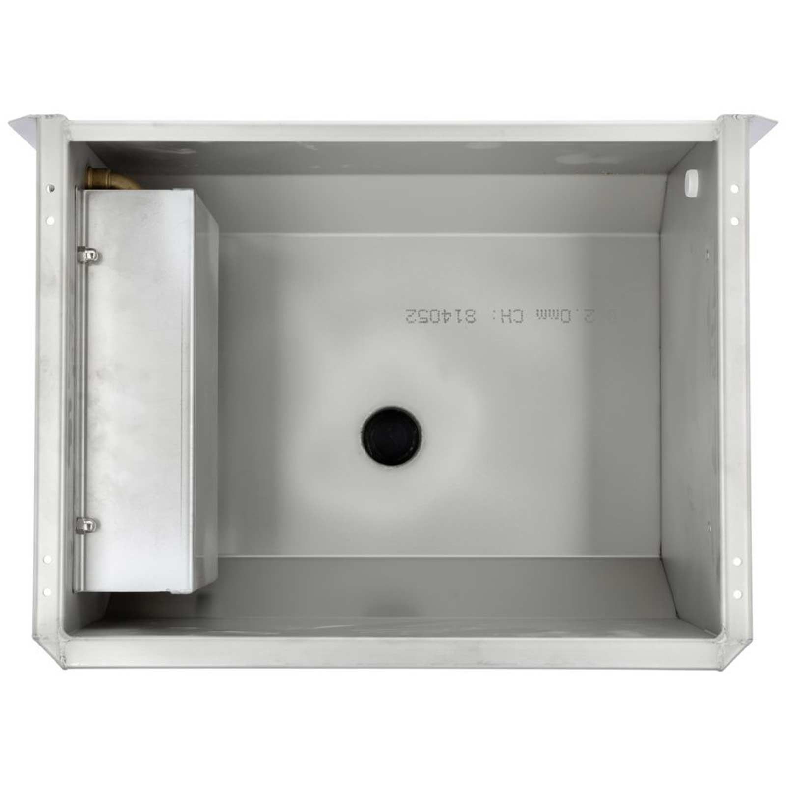 Kerbl Schwimmerventil Tränke Edelstahl, Universal 1/2'', Draufsicht, Ventil
