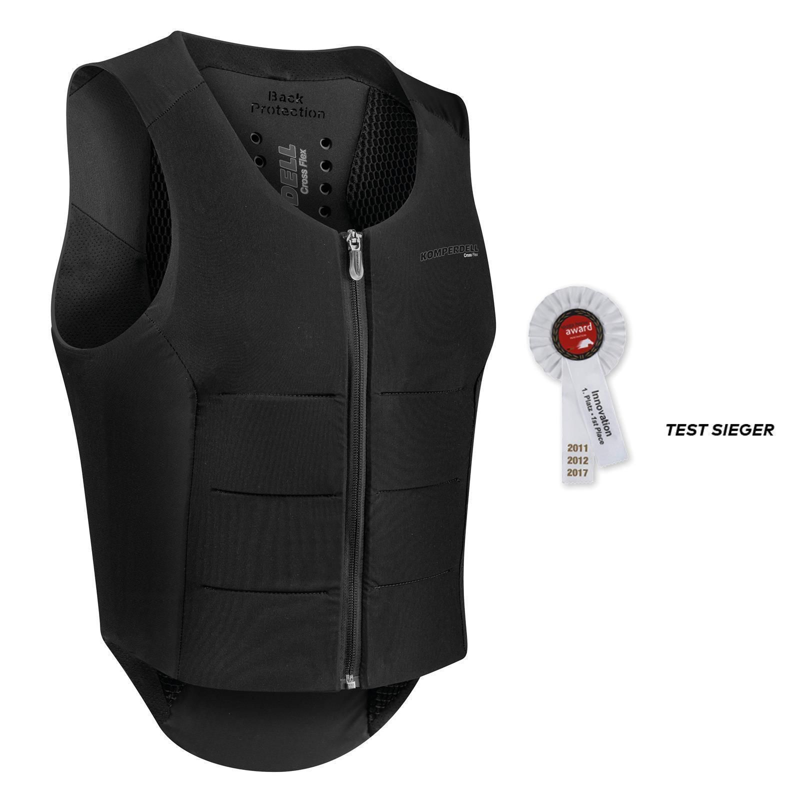 Protection dorsale d'équitation Komperdell Ballistic FlexFit Regular noir XS