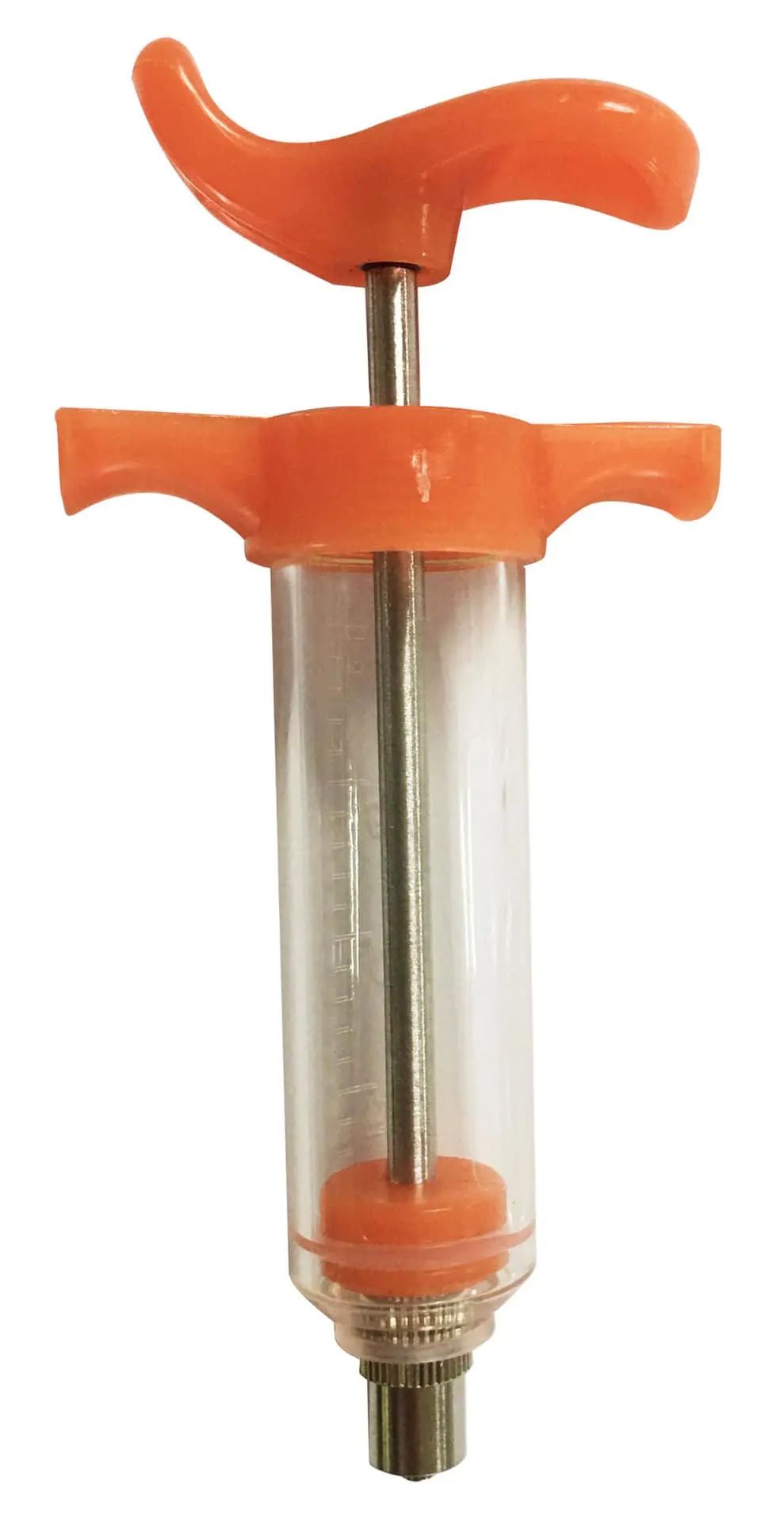 Kerbl Nylon-Dosierspritze mit Luer-Lock-Anschluss und Plastikgriff, 20 ml