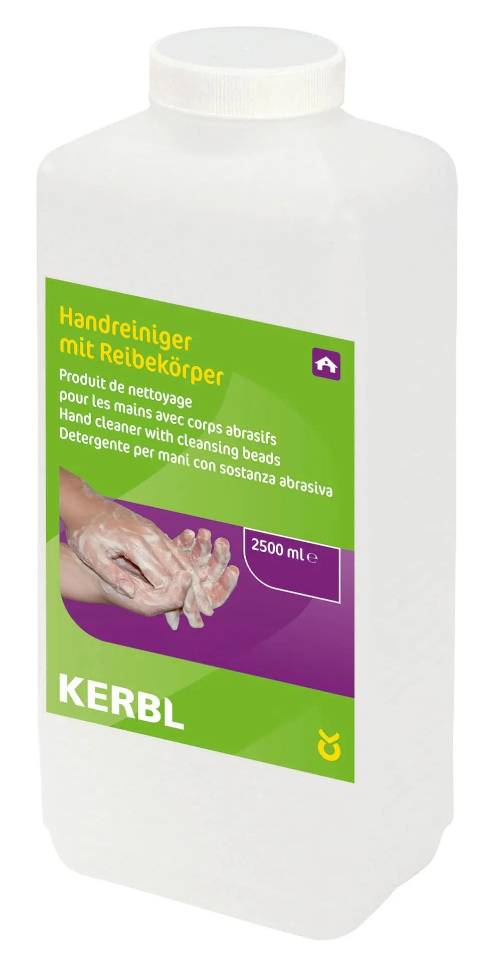 Nettoyant Mains Kerbl avec Billes de Nettoyage Naturelles Fort Encrassement, 2500 ml