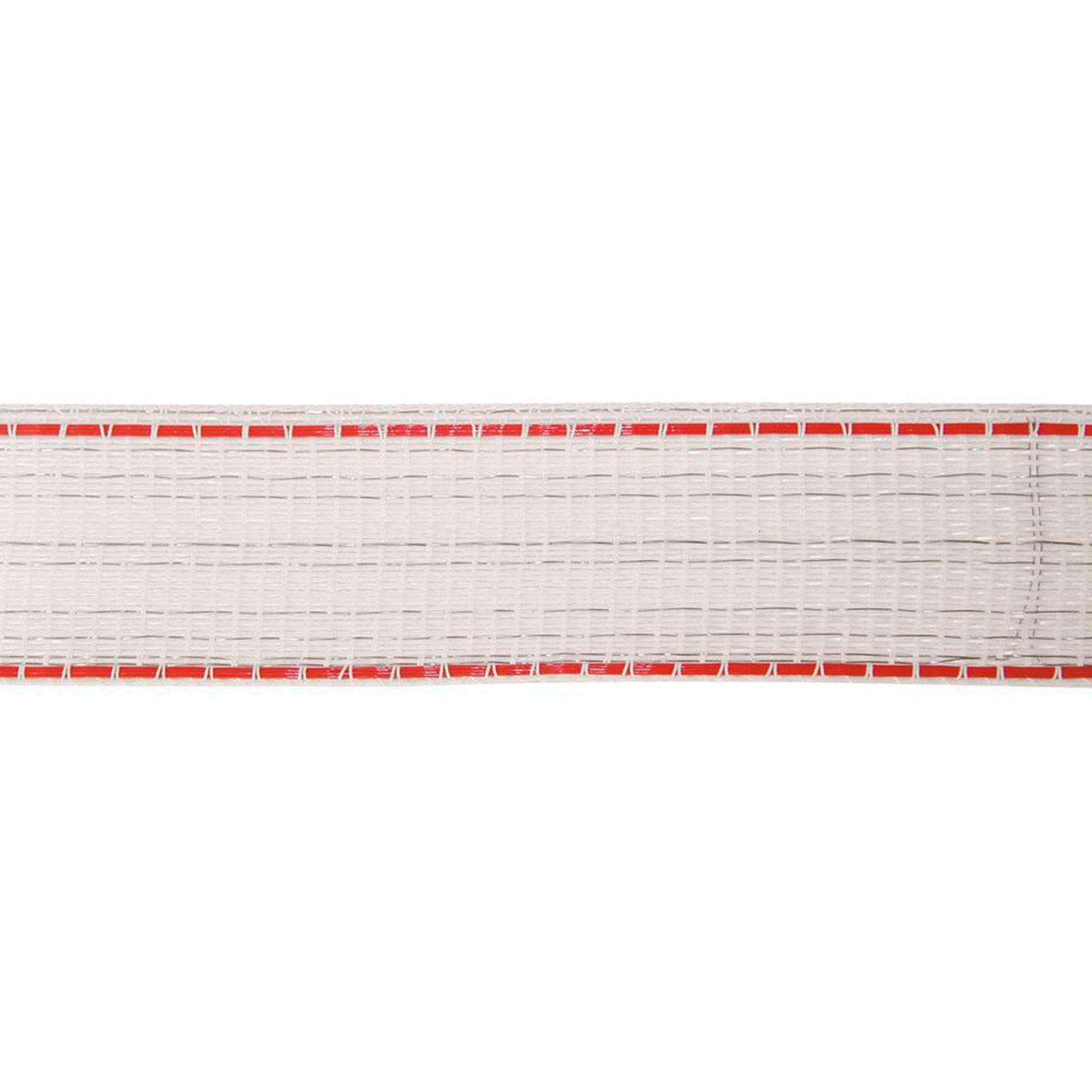 Ruban de clôture électrique Agrarzone PREMIUM 0,30 TriCOND, blanc-rouge 1000 m x 40 mm