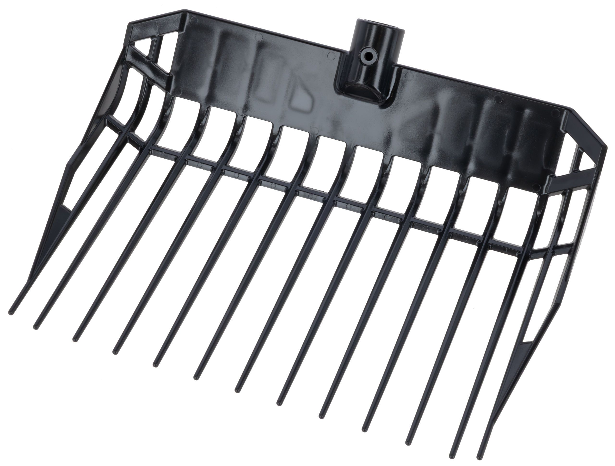 Fourche à fumier Kerbl pour granulés de paille, ABS léger, variante de couleur