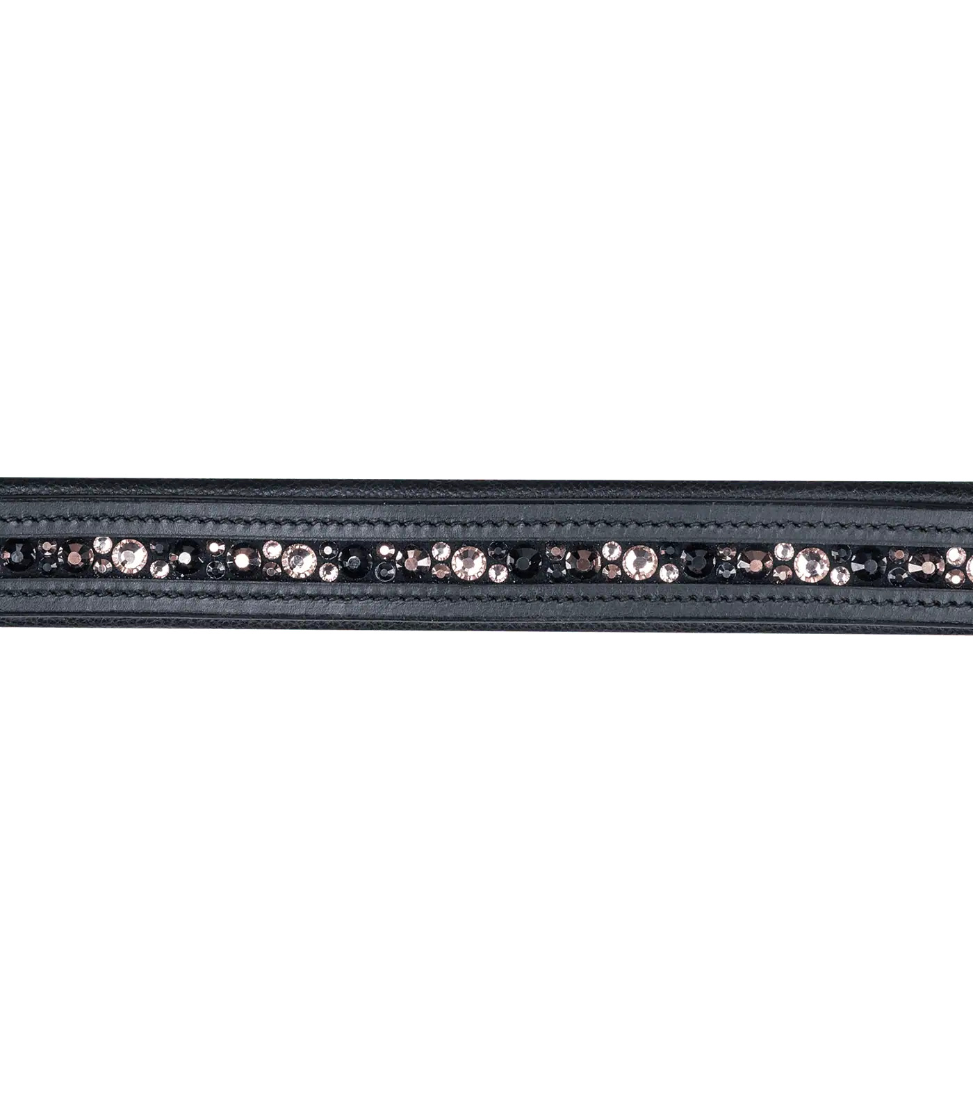 Waldhausen X-Line Licol en cuir Crystal, élégant avec strass, détail