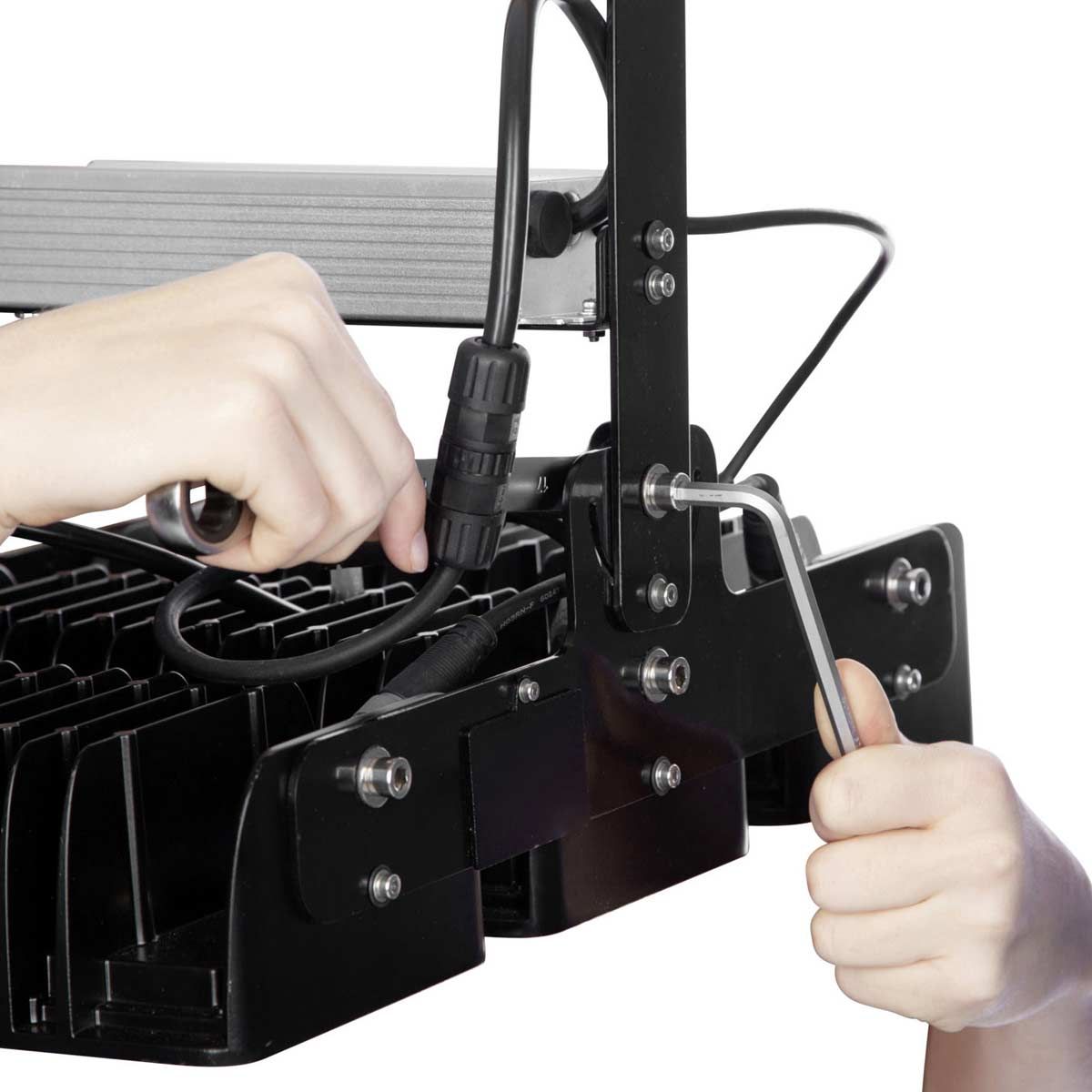 Kerbl corp iluminat MultiLED pro, schemă de montaj