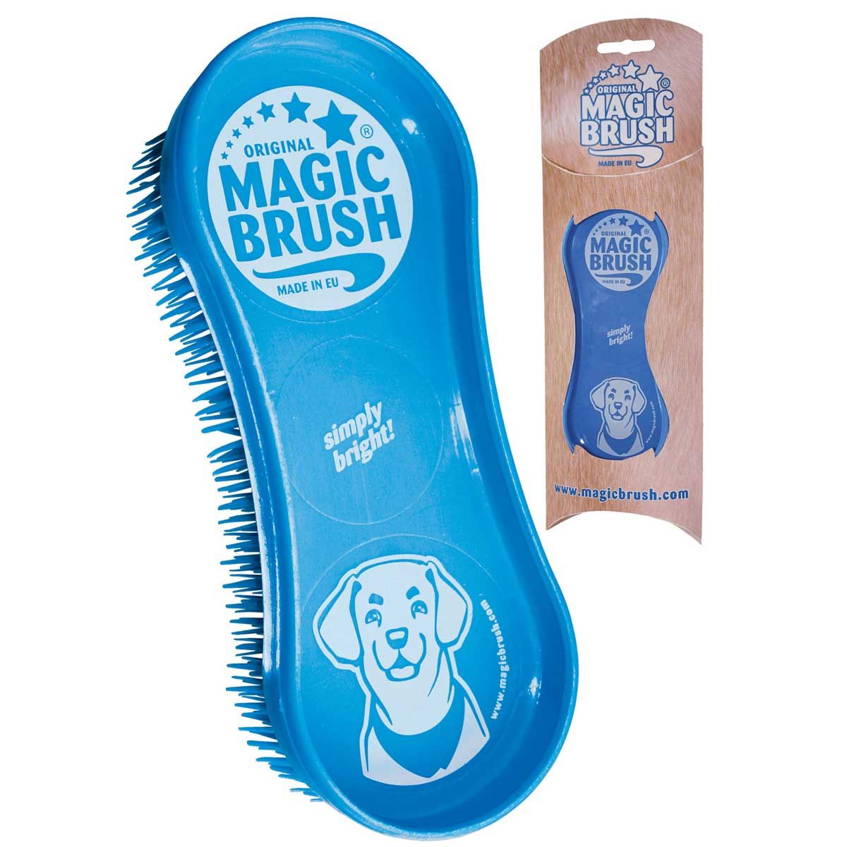 MagicBrush Hundebürste DOG mit Massageeffekt, waschbar, Verpackung