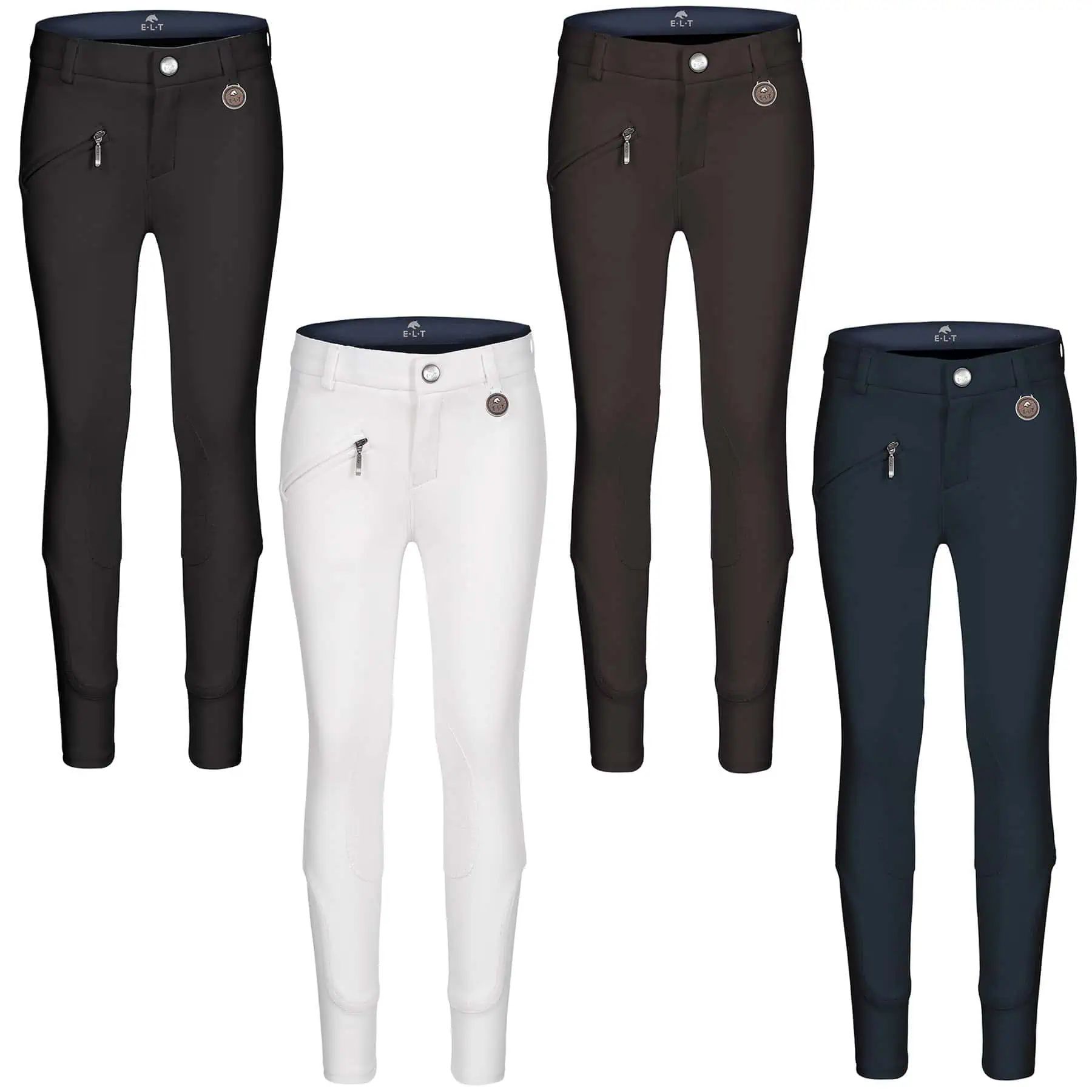 ELT Kinderreithose Funktion Sport, Kniebesatz aus Kunstleder, 176