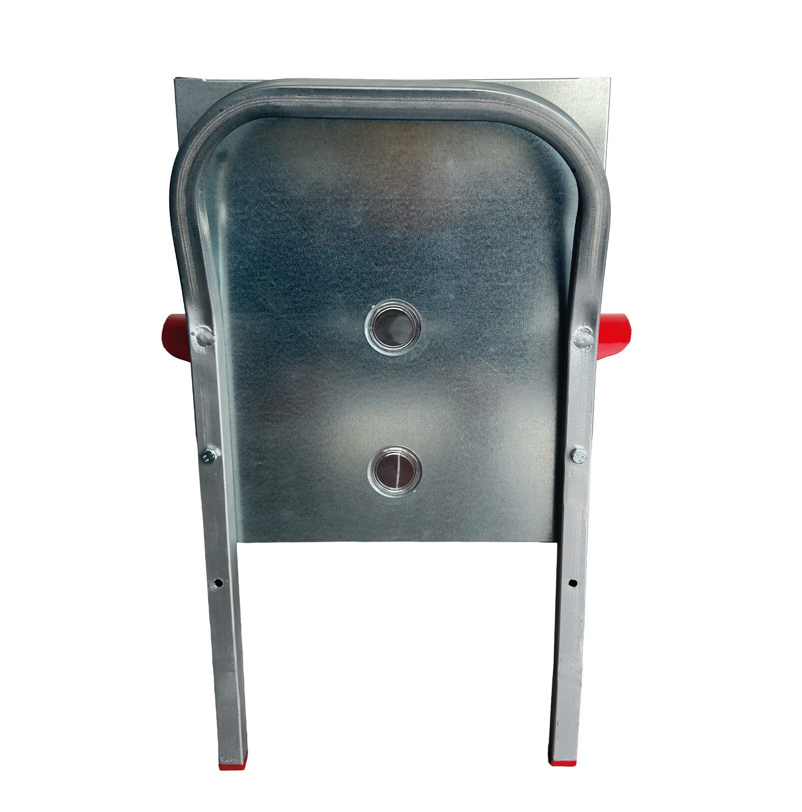 Agrarzone Galvanised Chicken Feeder with Viewing Windows, Outdoor, 15 kg