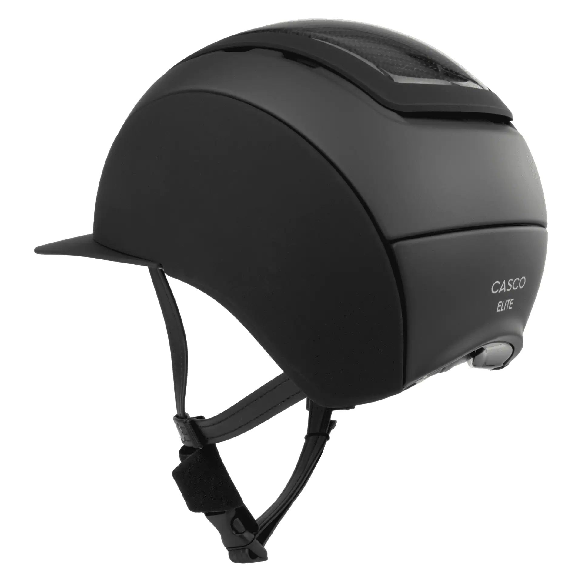 Casque d'équitation Casco Elite Precision, top carbone, sportif, vue de côté