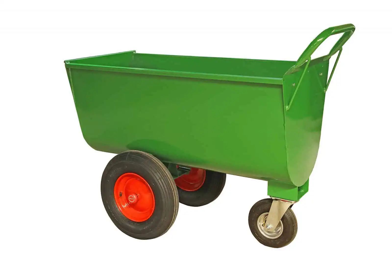 Growi Futterwagen Typ 180 LL, Futterkarre für den Stall, Seitenansicht