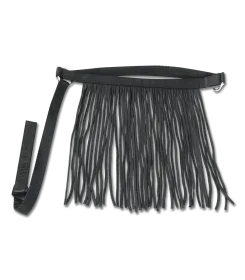 Ausbindergurt mit langen Fransen in schwarz zum Umbinden