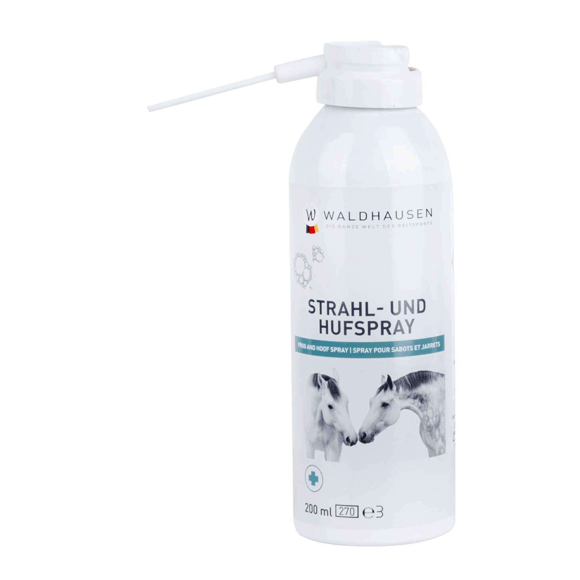 Spray, Hufspray, Pferd, weiße Flasche, 200 ml