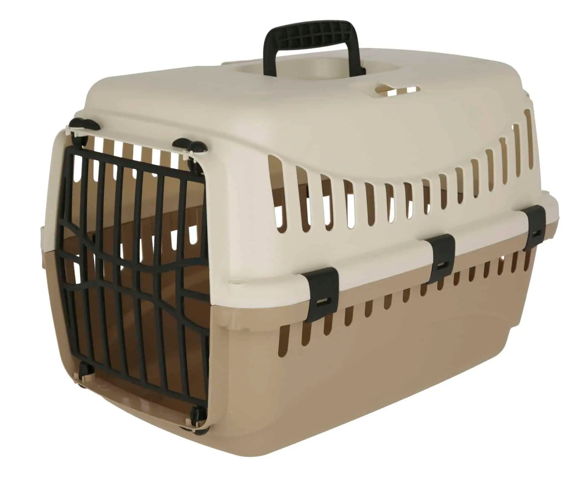 Kerbl Caisse de transport Expedion pour chats et petits chiens, Taupe/Crème