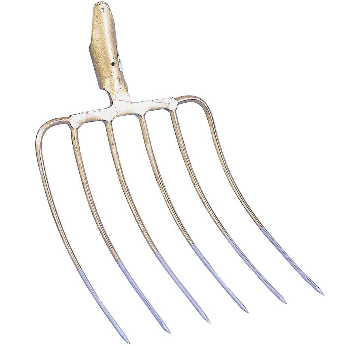 Forca per insilati a 6 denti in acciaio 32 x 29 cm