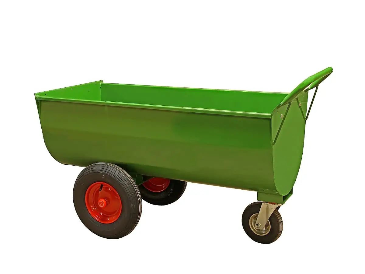 Growi Futterwagen Typ 250 LL, luftbereift, robust für den Stalleinsatz