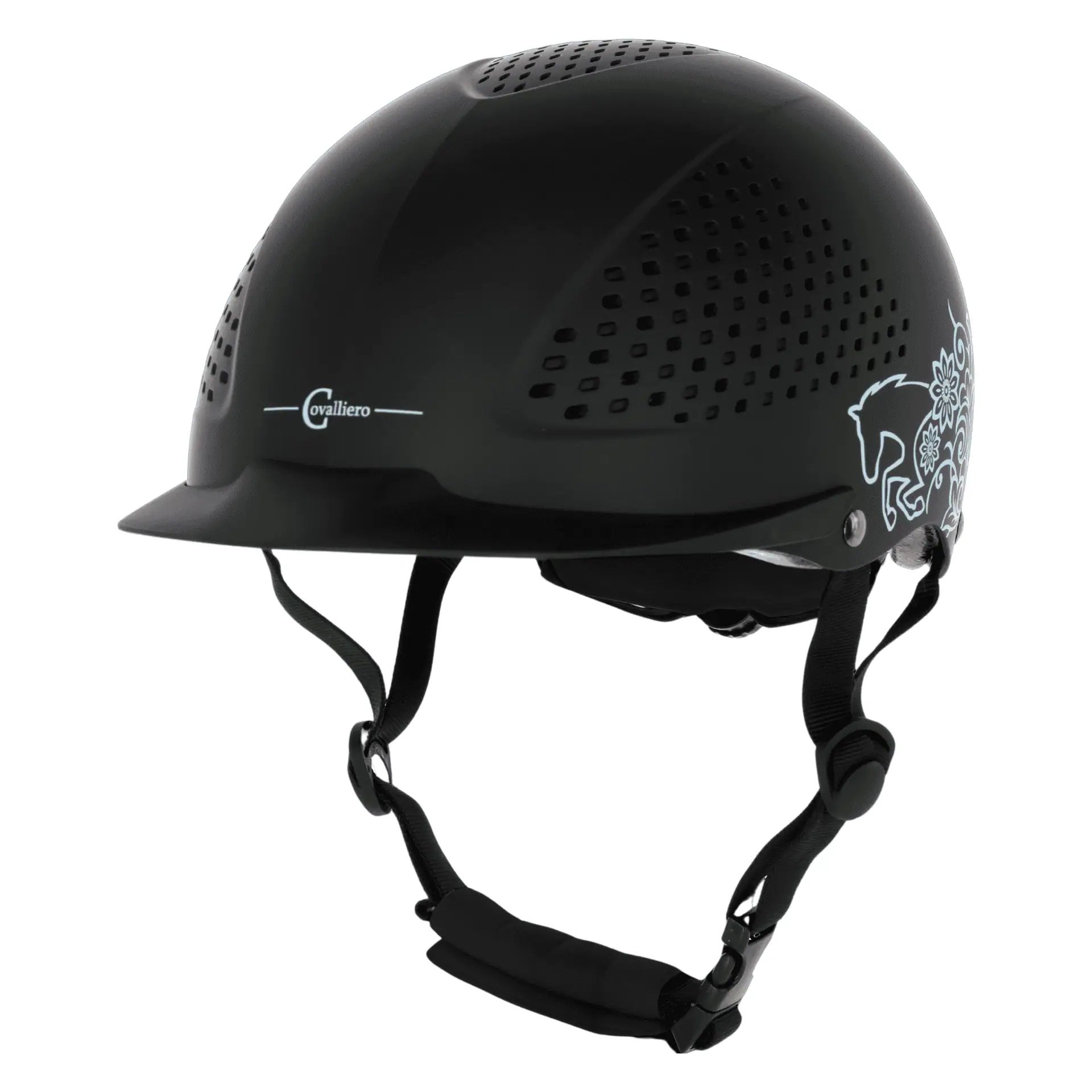 Casque d'équitation enfant Covalliero Beauty 2.0, noir, XS/S