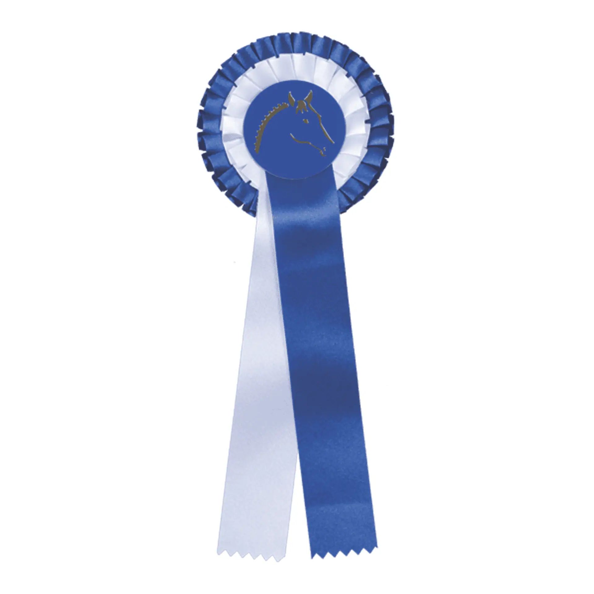 Waldhausen Flot de Prix Double Rosette, Motif Tête de Cheval, variante de couleur