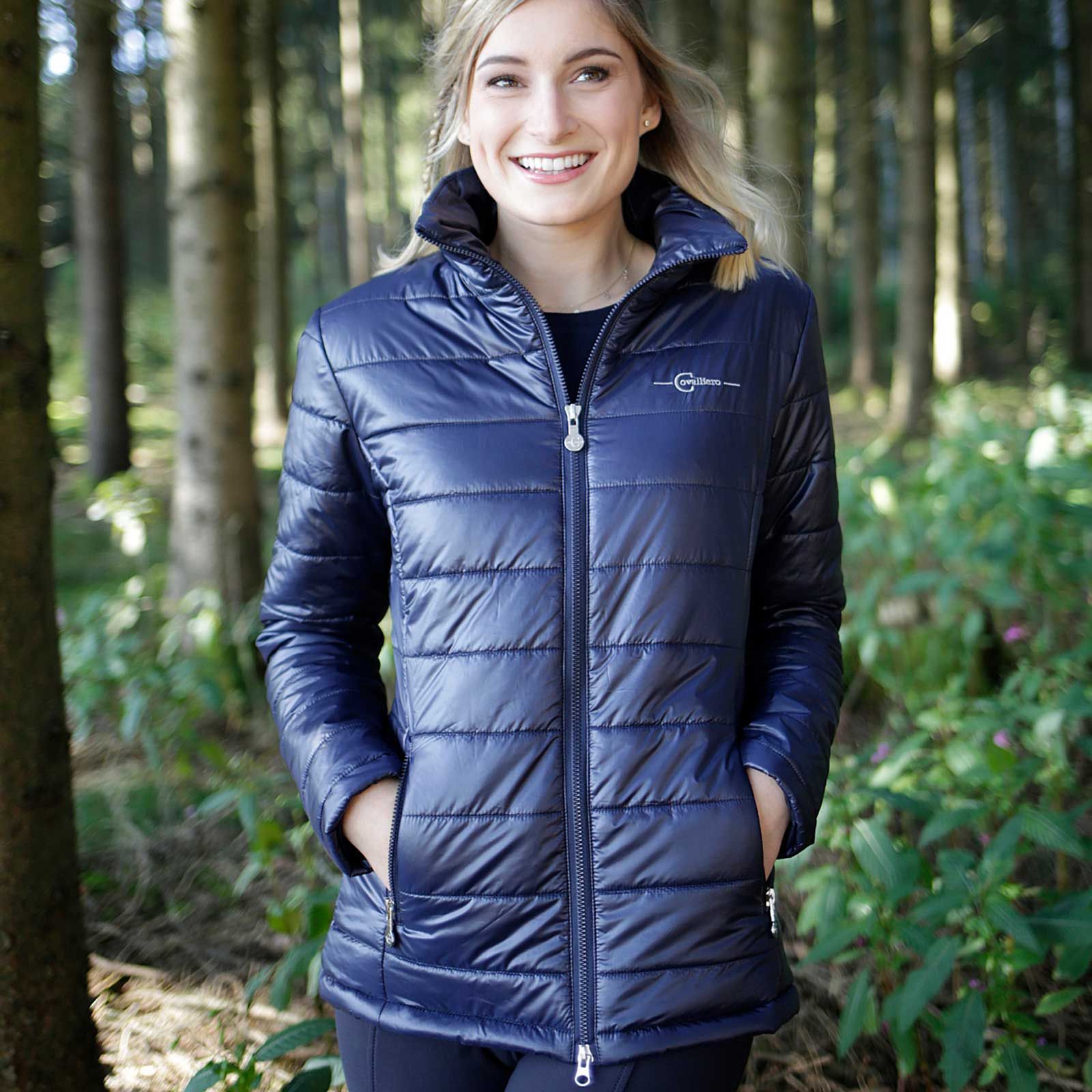 Covalliero Reitjacke, Freizeit Steppjacke, im Einsatz