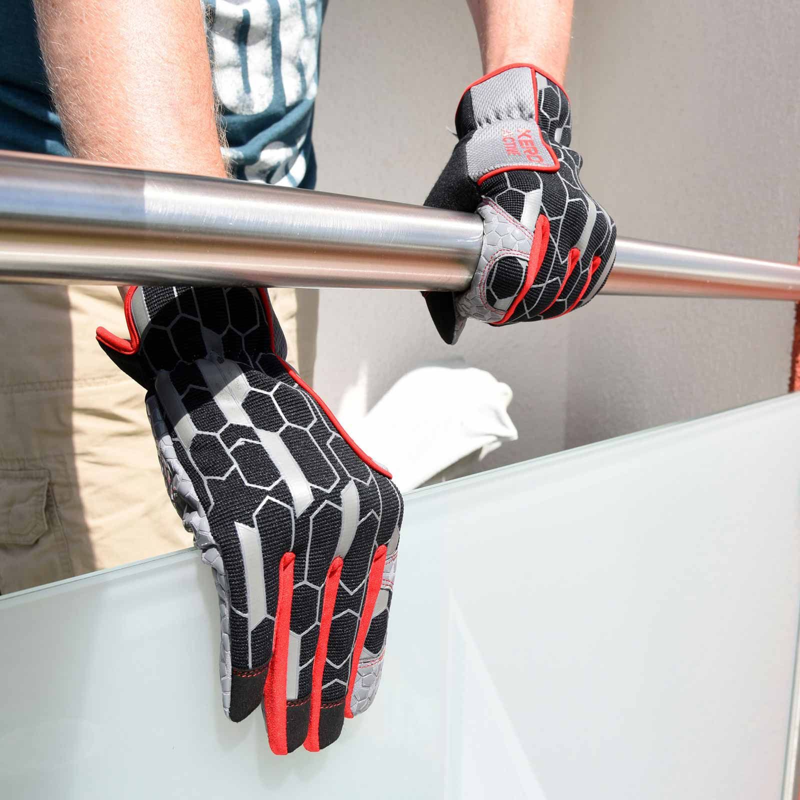 Kerbl Active Mechanic Gant de travail Horen, grip silicone, taille 9