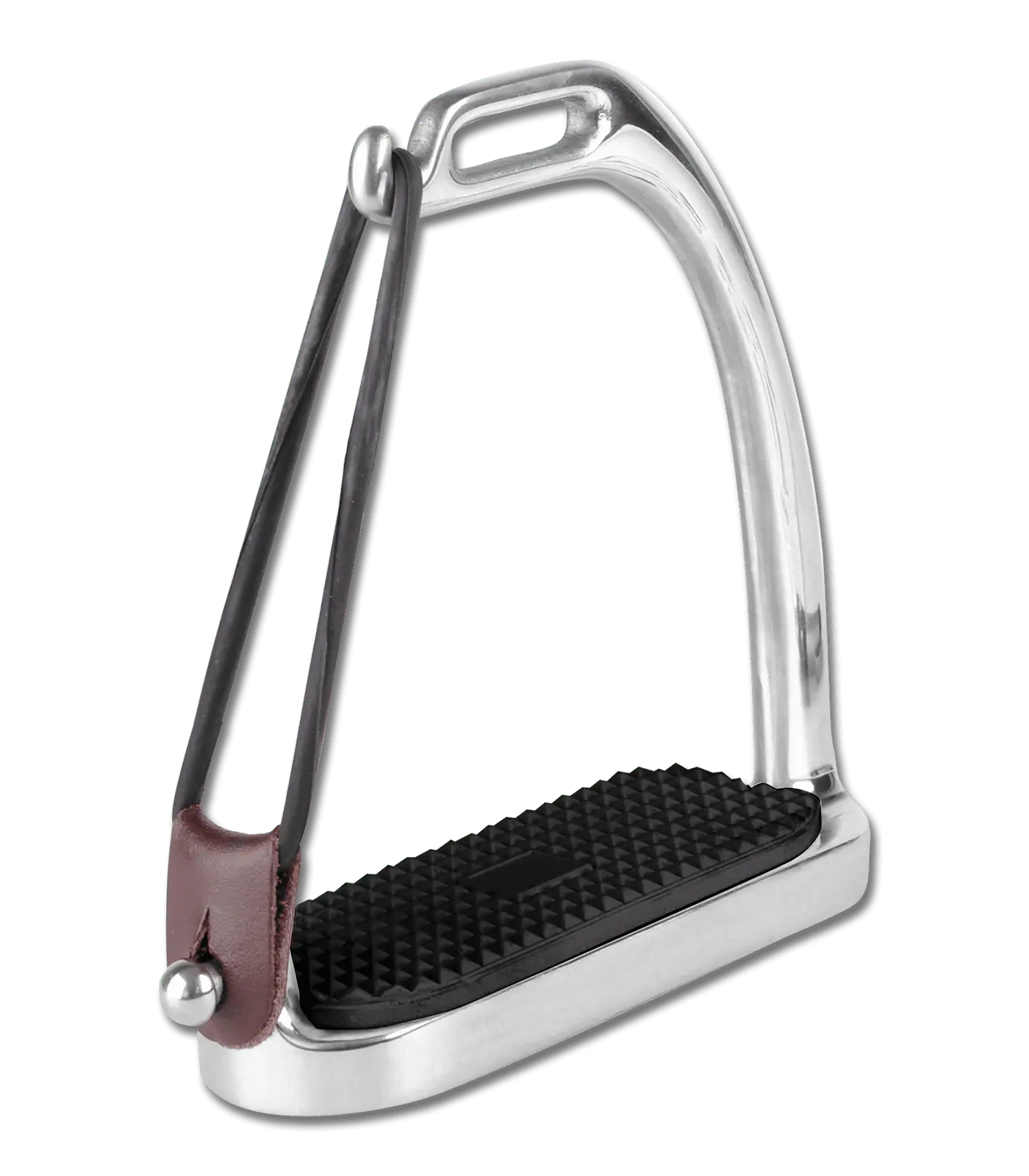 Etriers Safety Waldhausen avec anneau caoutchouc, forme Fillis