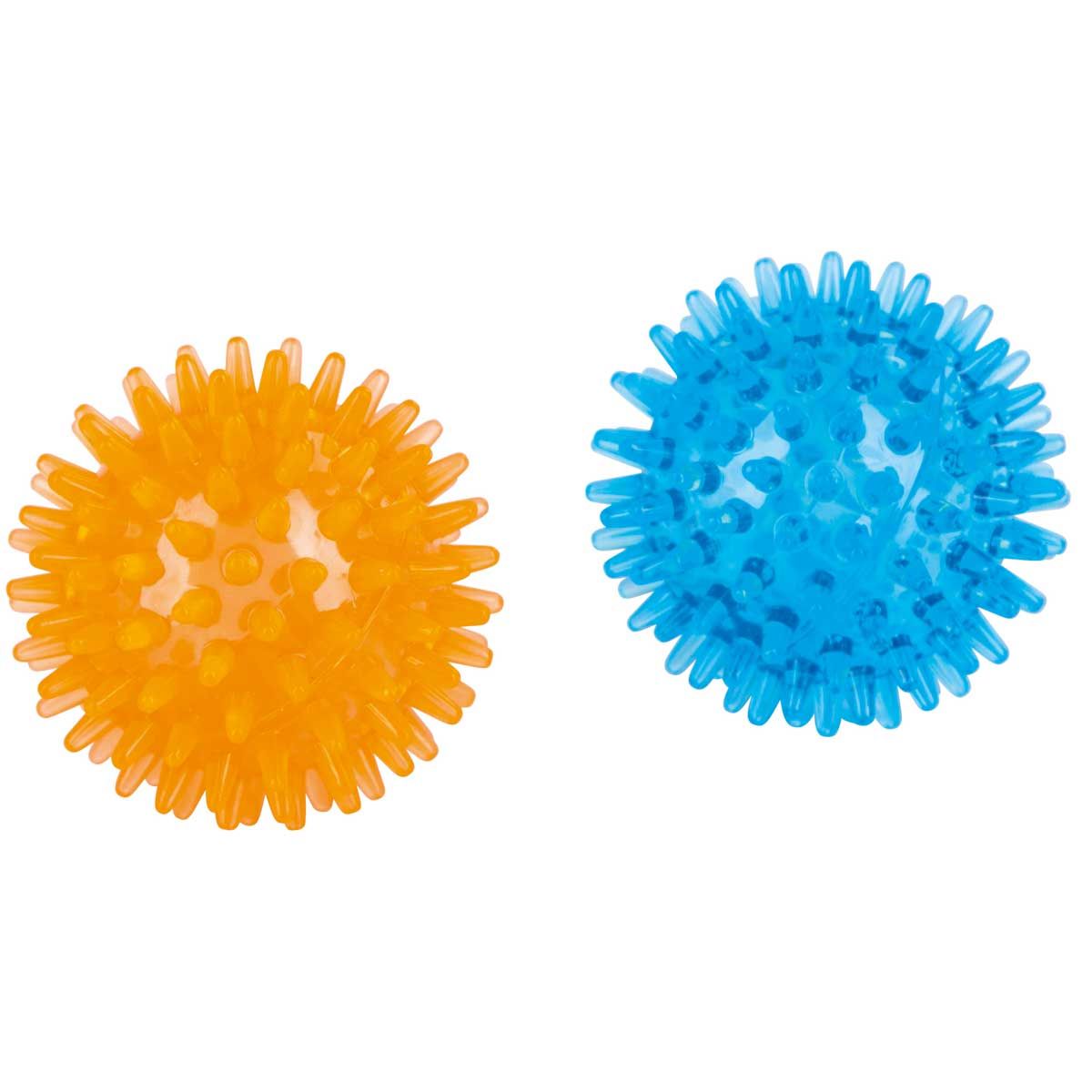 Kerbl Balles Hérisson pour Chat, Résistantes, Lot de 2, Ø 4,5 cm, kit