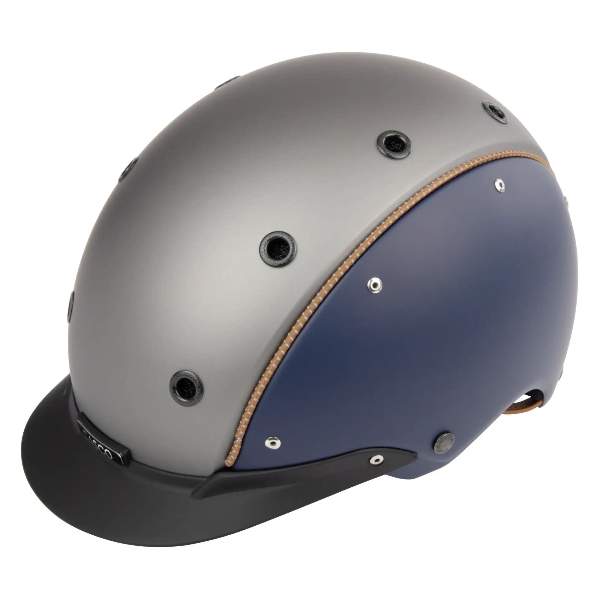 Casque d'équitation Casco Champ Precision avec boîte de rangement, 52-56, regal bleu