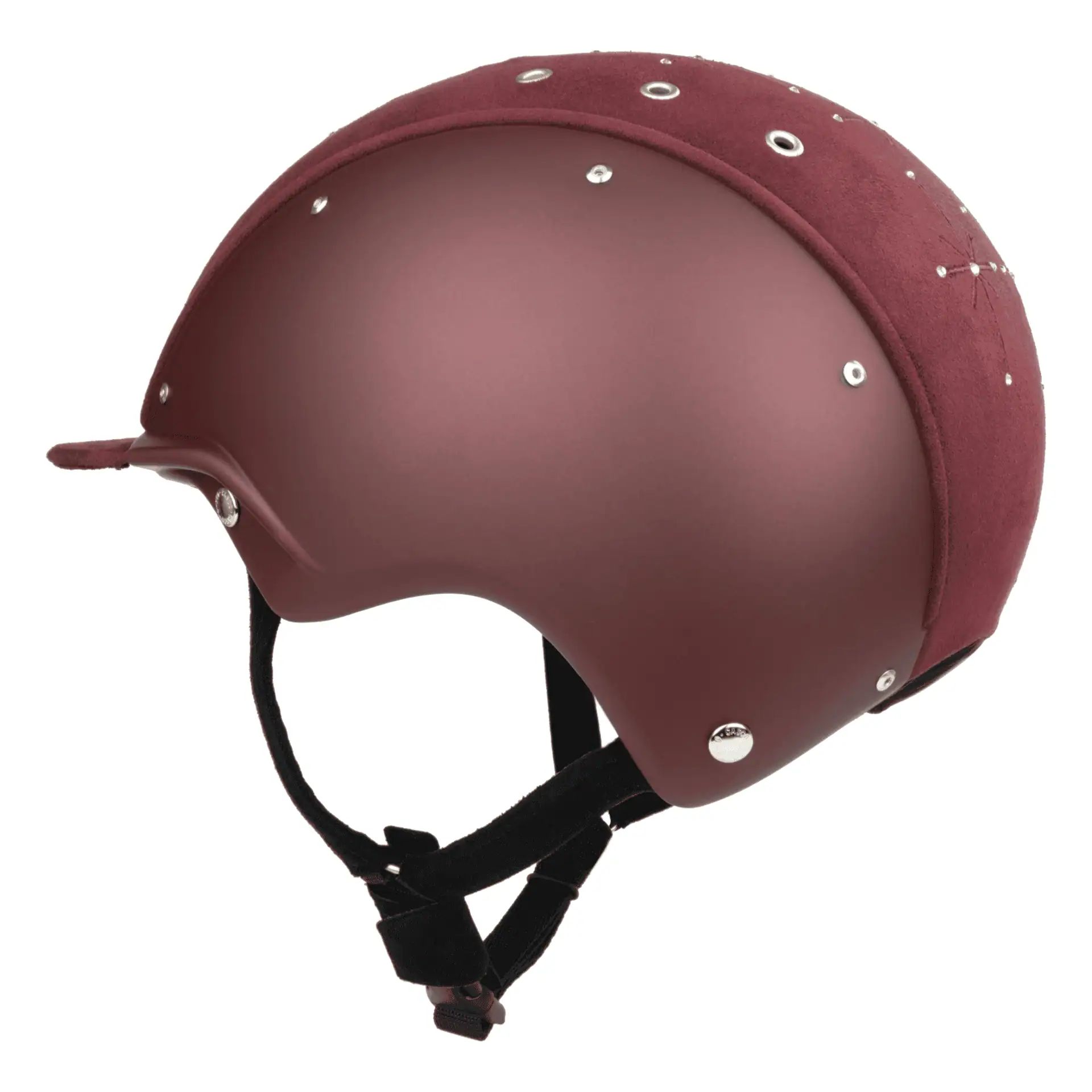 Casco Riding Helmet APART Iconic, Patent Leather & Velour, side view
