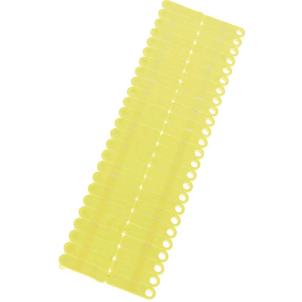 Targhetta auricolare Twintag giallo vuoto