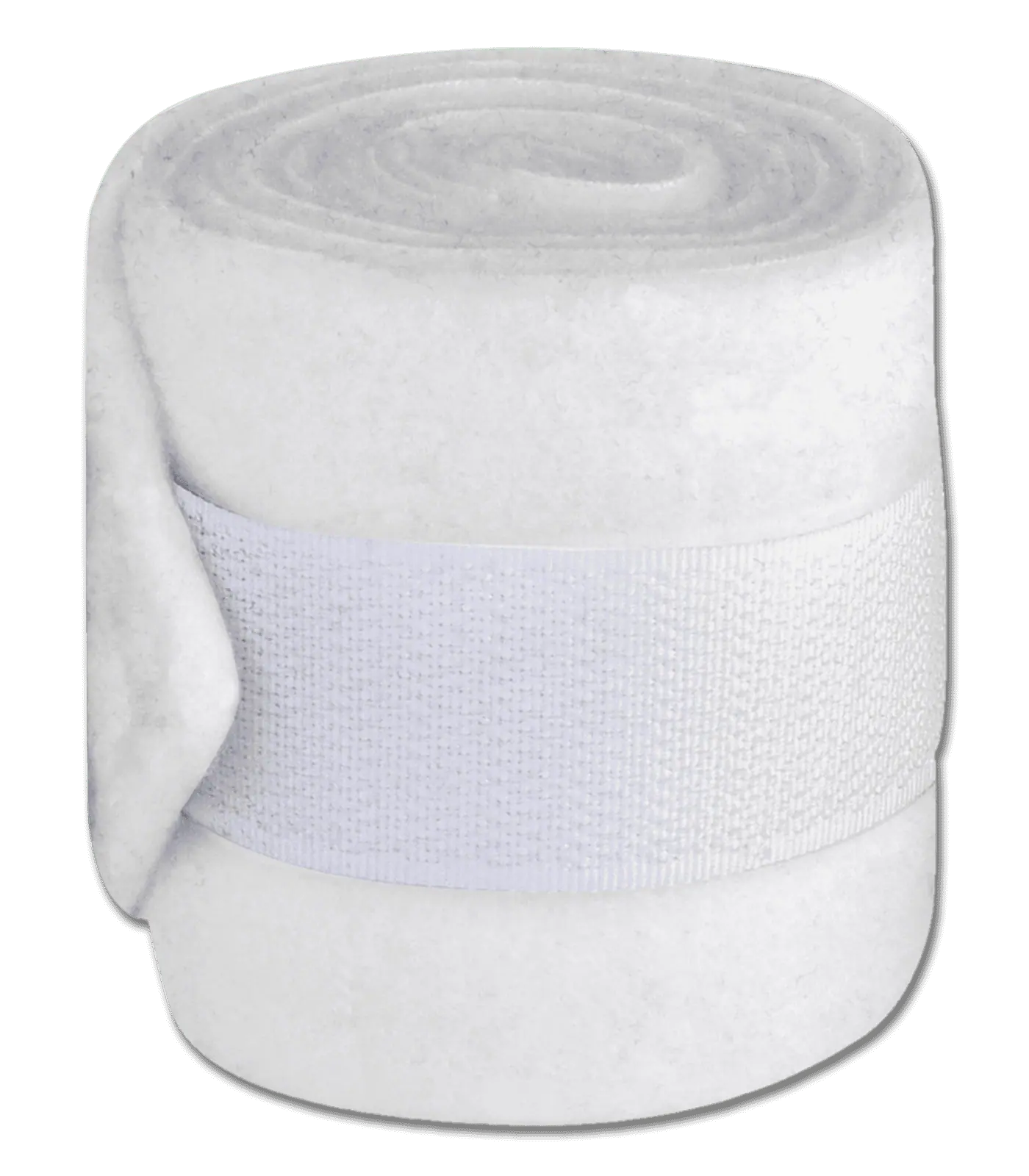 Waldhausen Bandage Polaire Shetty, Lot de 4, Polaire 260g, blanc
