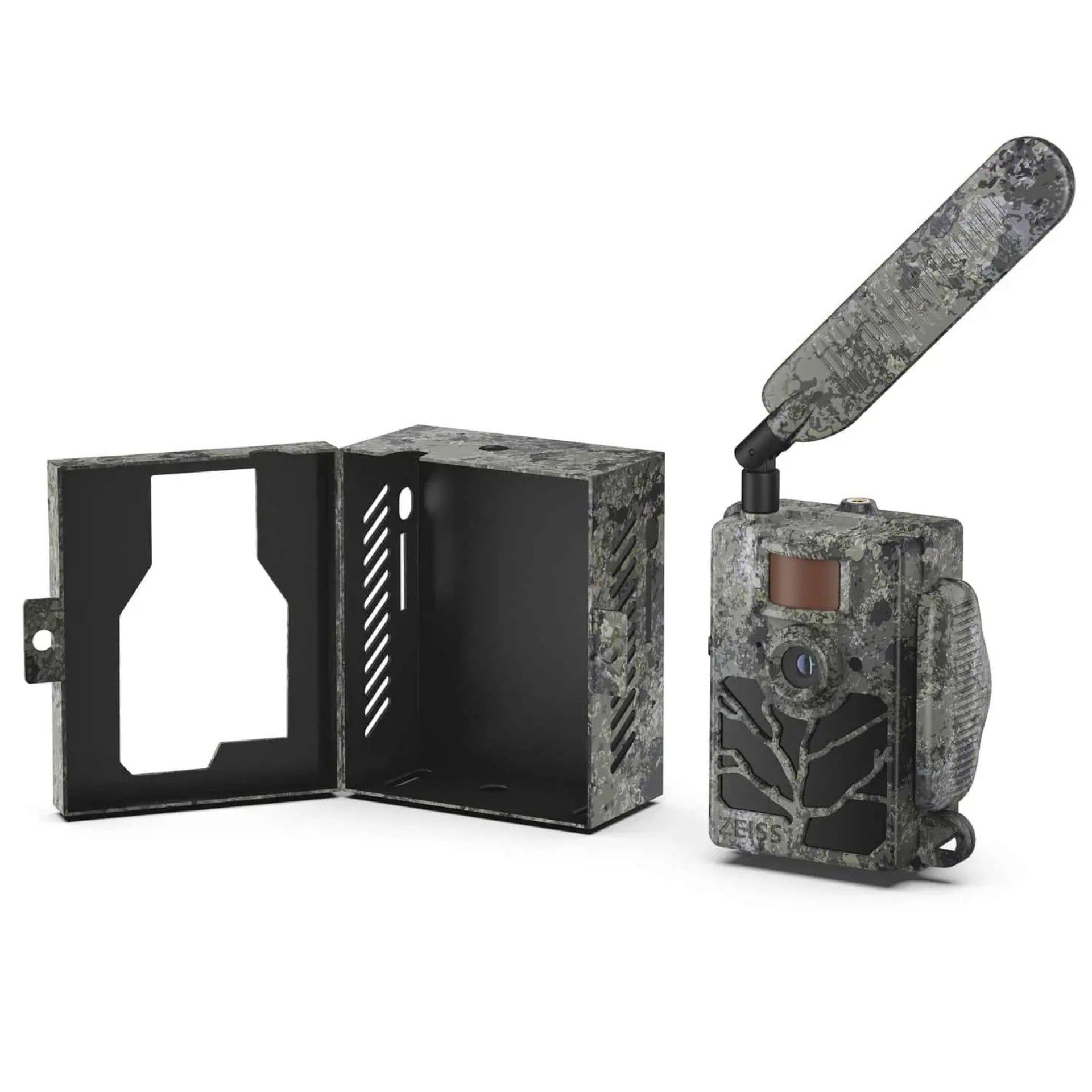 ZEISS Secacam 5 Carcasă metalică, protecție antifurt cameră vânătoare, conținutul pachetului