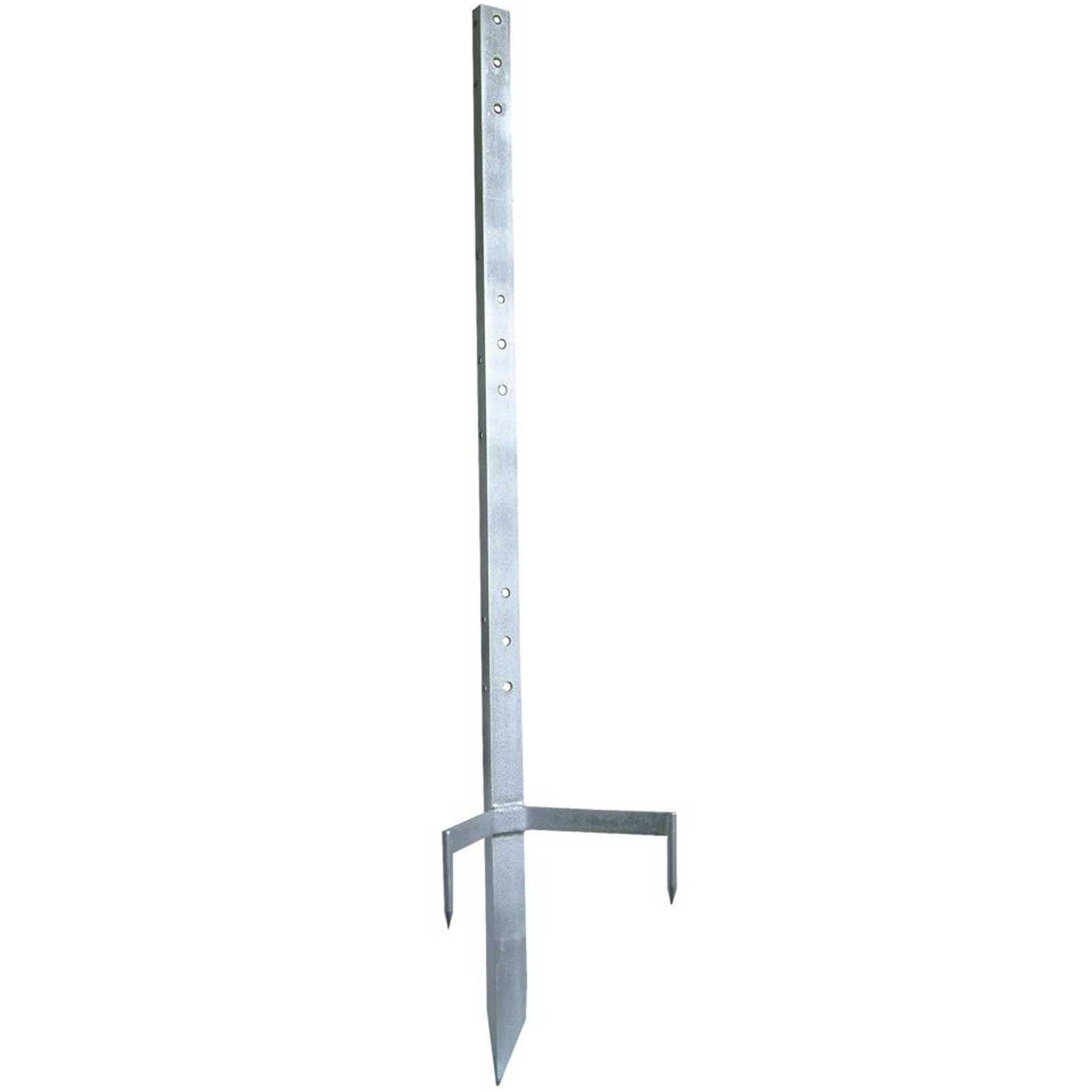 Palo multiuso Kerbl in metallo per 3 avvolgitori, 120 cm