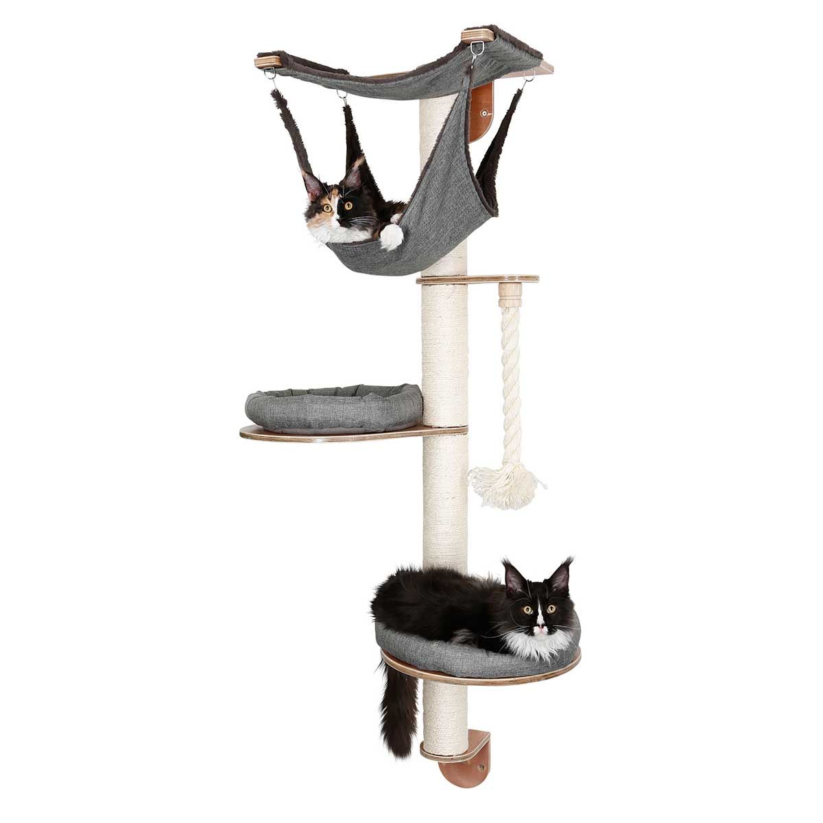 Kerbl Albero per gatti da parete Dolomit 2.0 Tofana 160cm