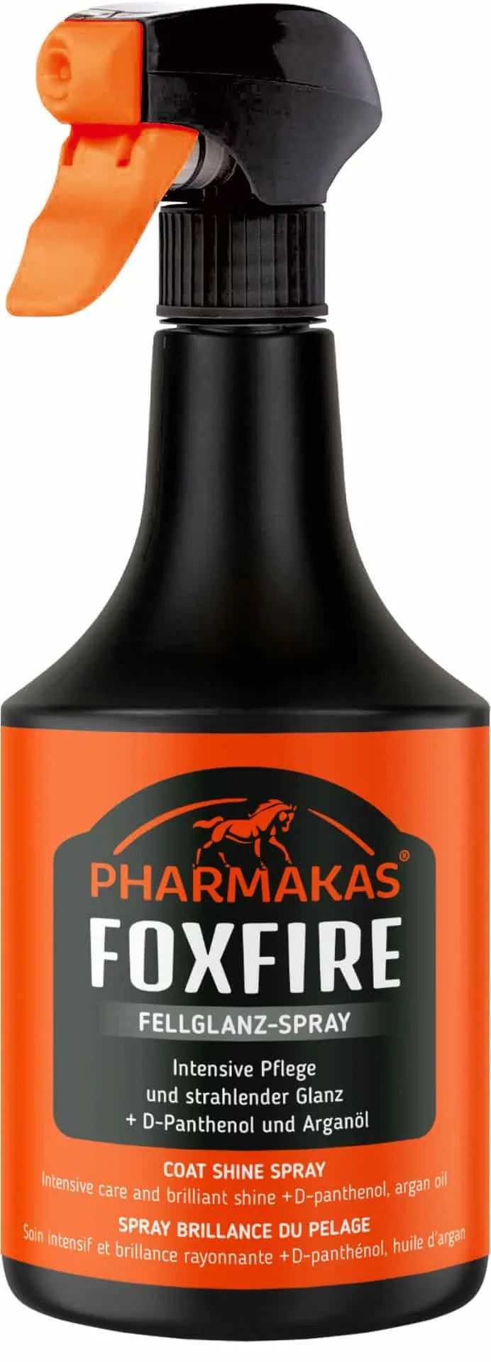 Kerbl Foxfire Spray Soin avec Vaporisateur 500 ml, Brillance Cheval