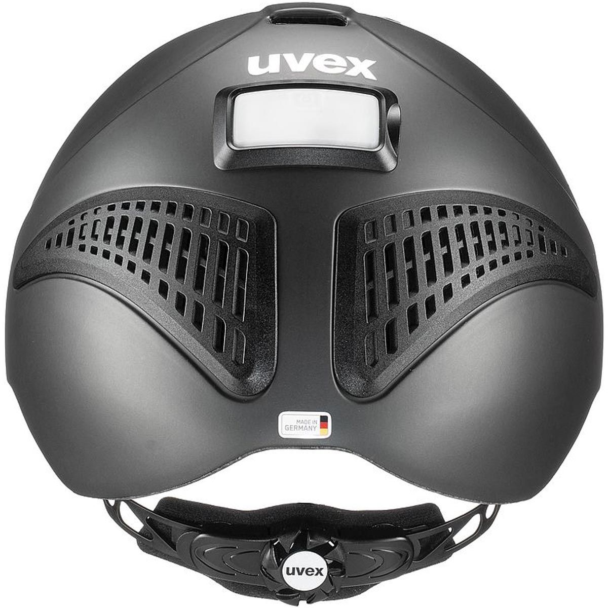 uvex exxential 2 LED Reithelm mit Helmbeleuchtung, schwarz matt