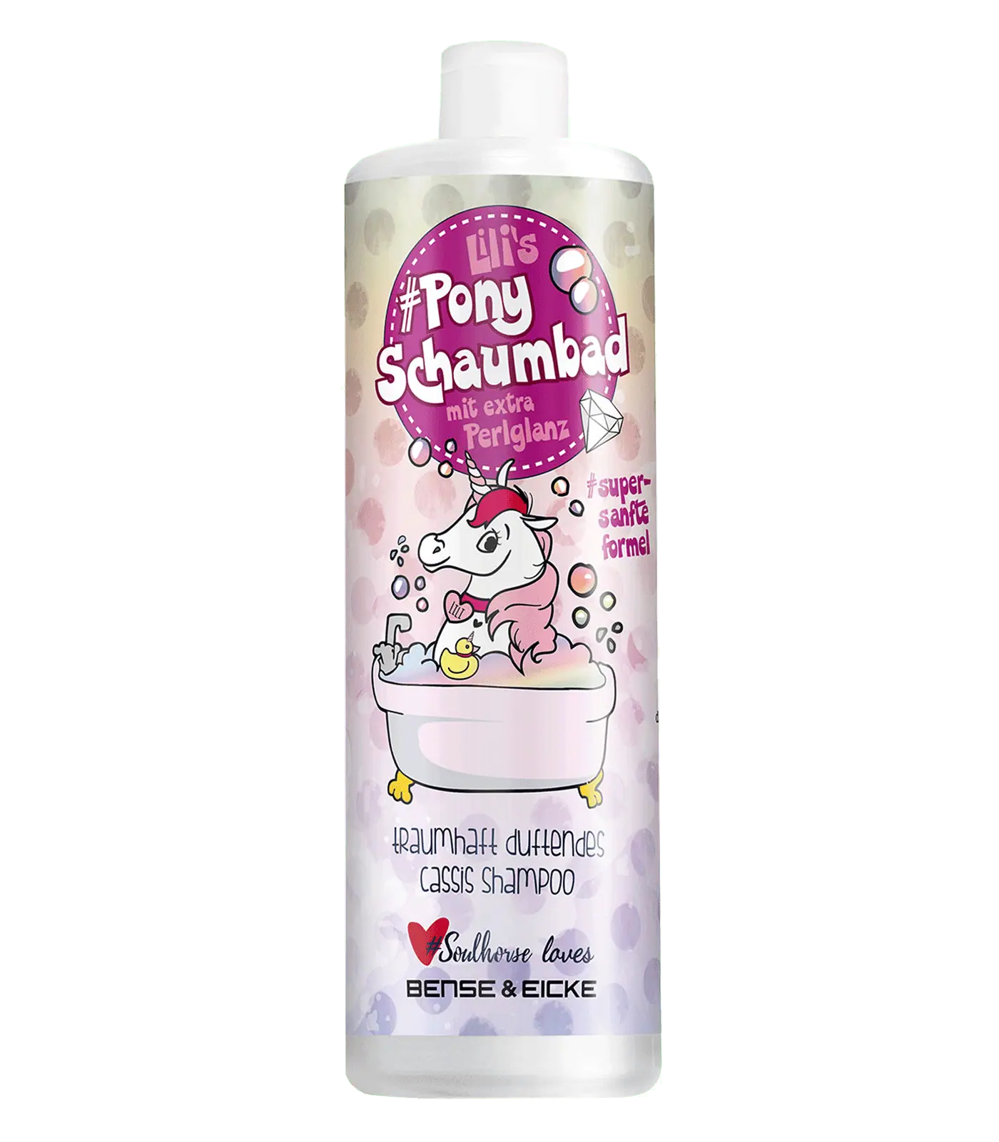 Soulhorse Lili's Spumă de Baie Pony, șampon delicat, 500 ml