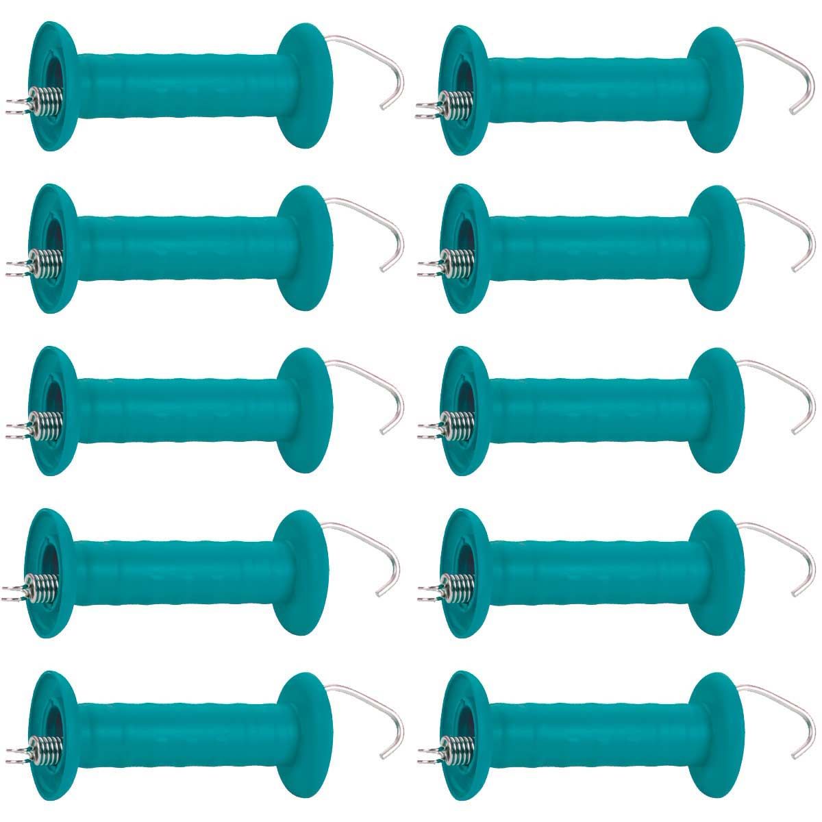 10x poignée de porte Agrarzone pour clôture électrique avec crochet pétrol