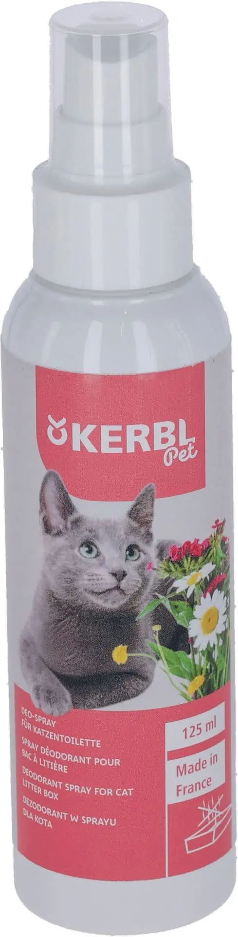 Kerbl Deo-Spray für Katzentoiletten, Geißblatt-Duft 125 ml